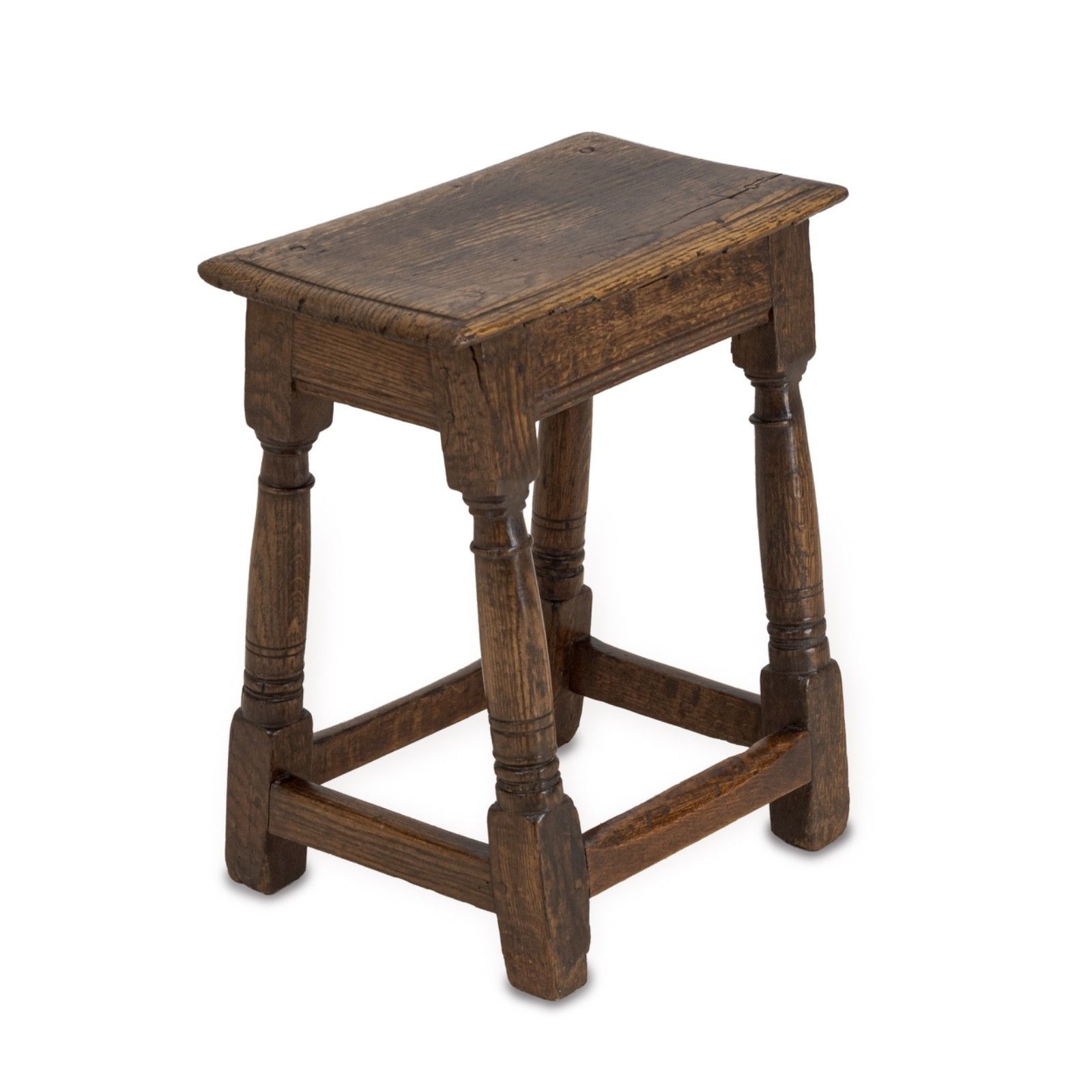 Late 17th / Early 18th Century English Oak Joint Stool, C.1680–1720 photo furniture