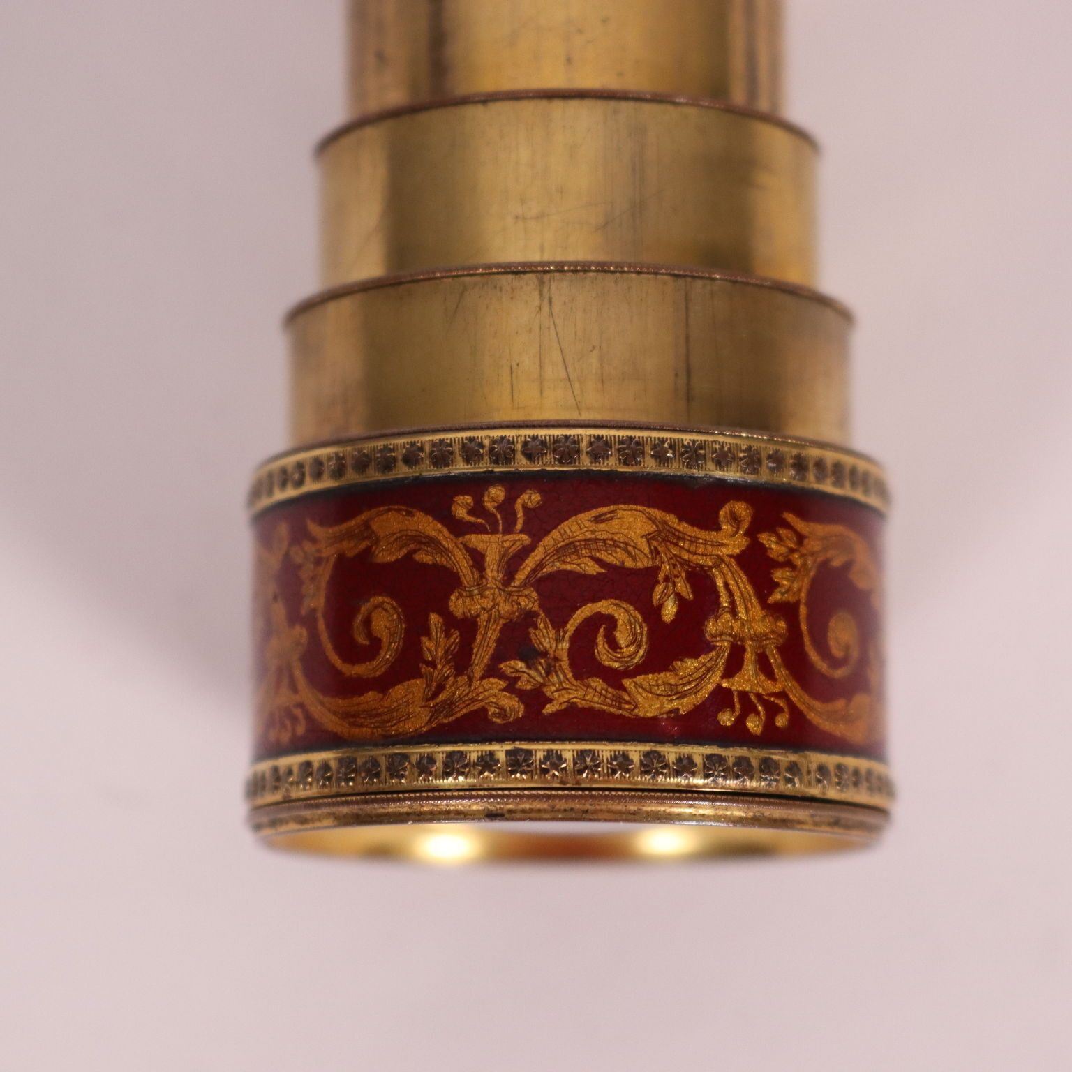 Monoculaire en laiton, XVIIIe-XIXe siècle photo Décoration