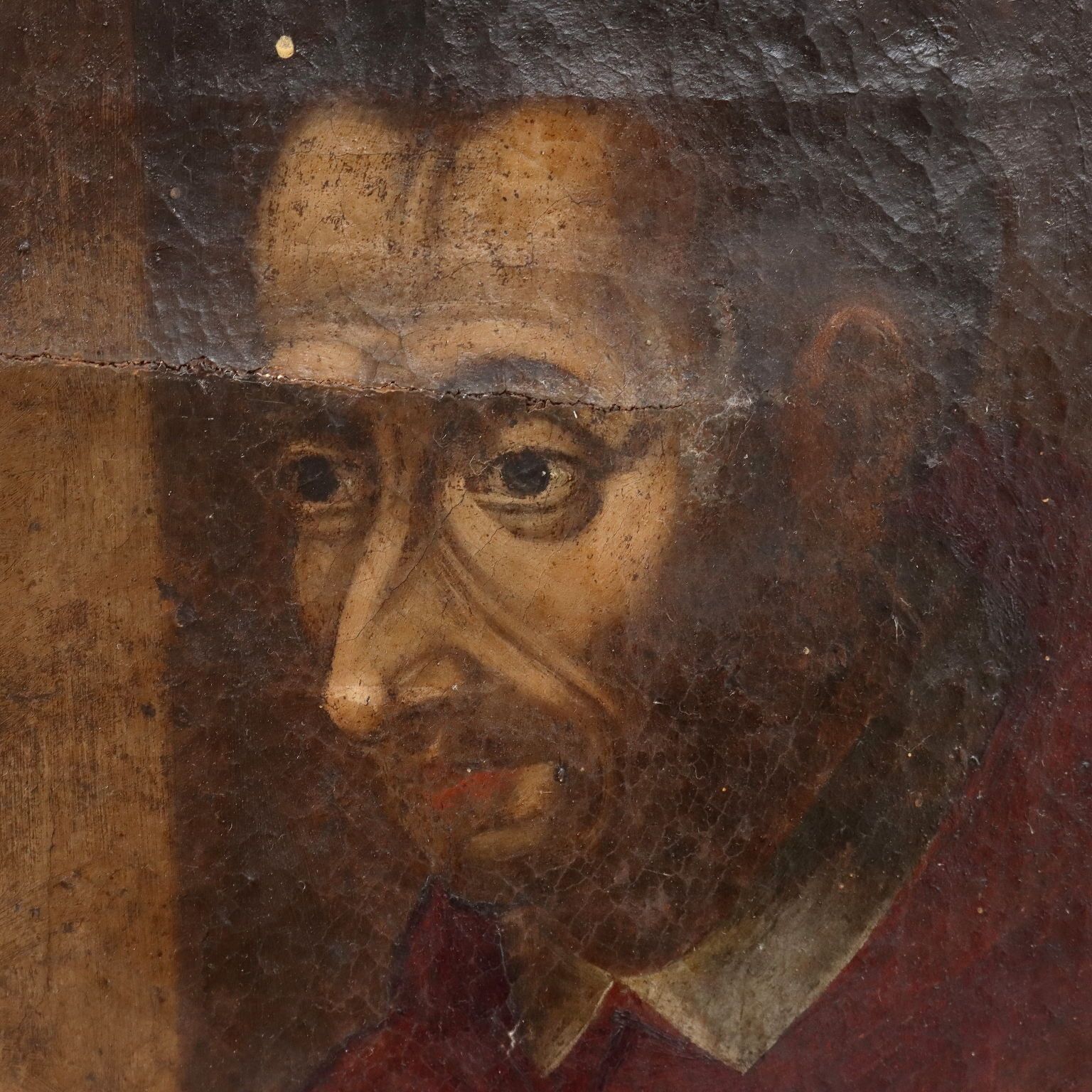 Sujet religieux, huile sur toile, Italie, XVIIe siècle photo buy