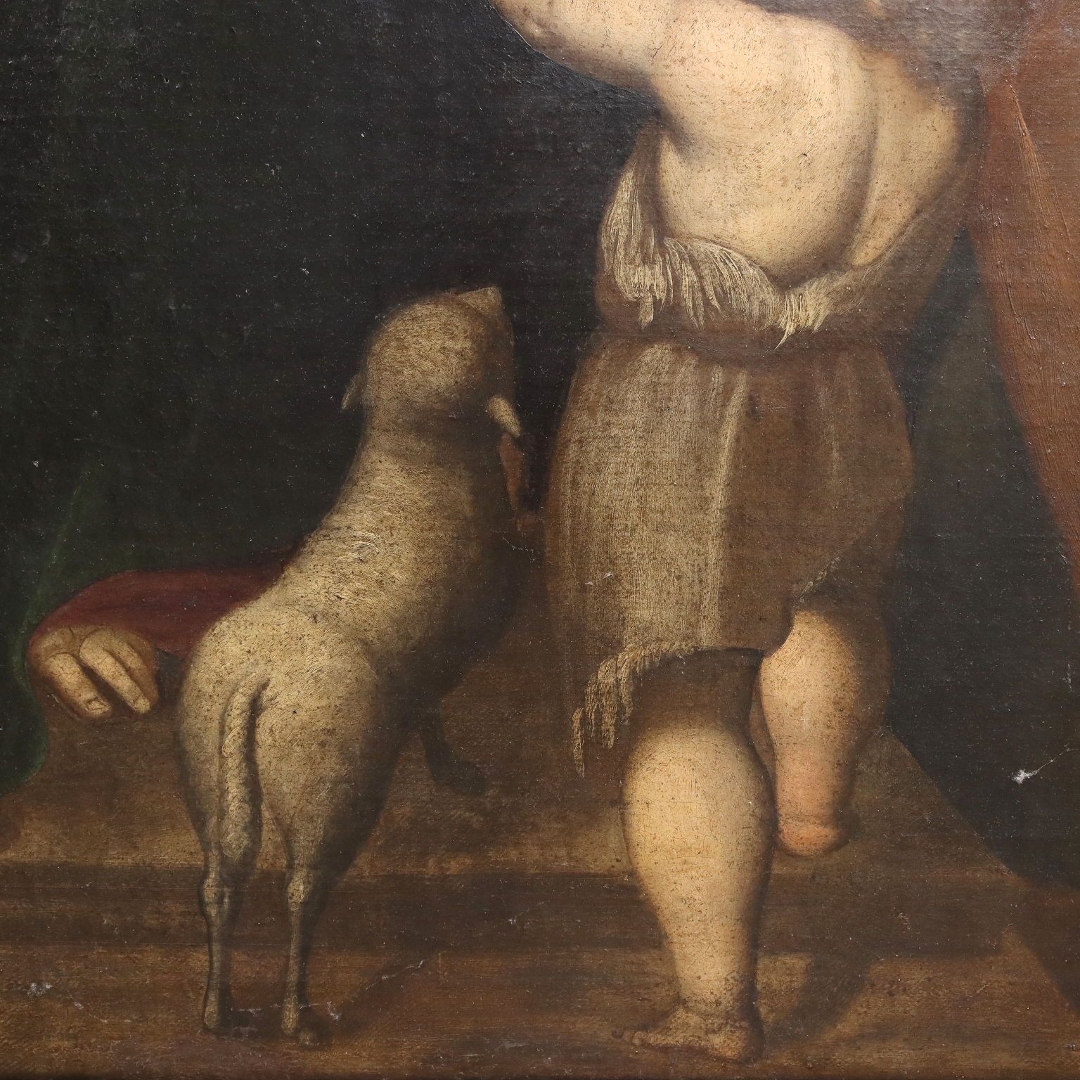 photo furniture Sujet religieux, huile sur toile, Italie, XVIIe siècle