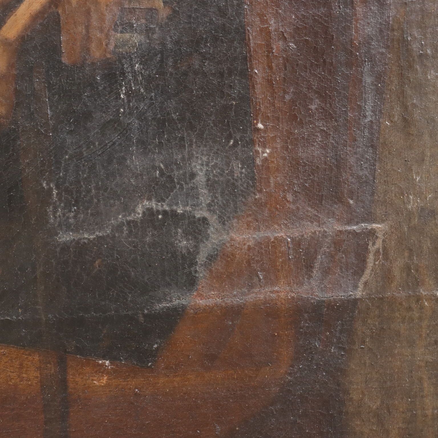 photo vinterior Sujet religieux, huile sur toile, Italie, XVIIe siècle