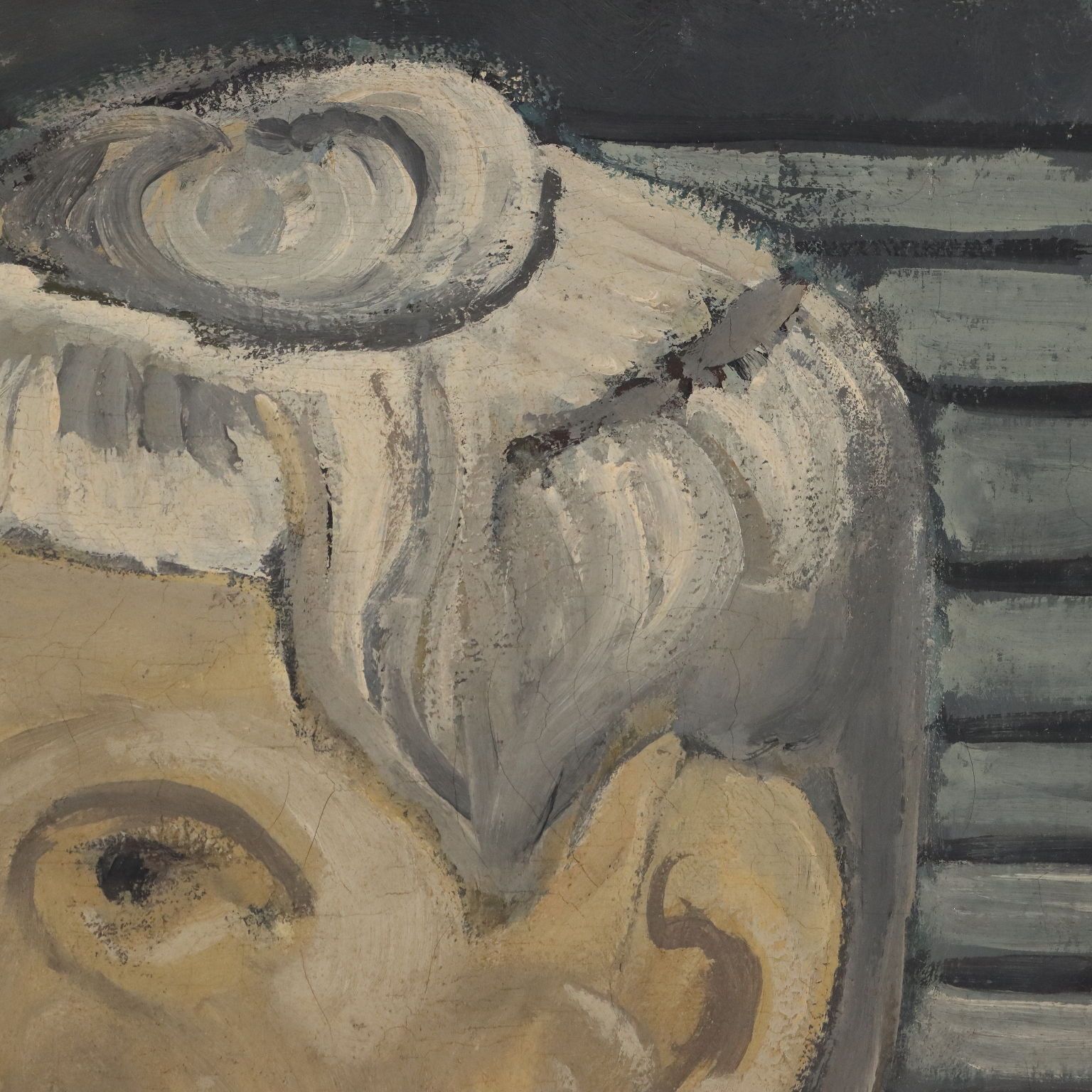 Portret Van Een Vrouw 1951 Geschilderd Gesigneerd Orazi Modernisme Kunst photo 250.0