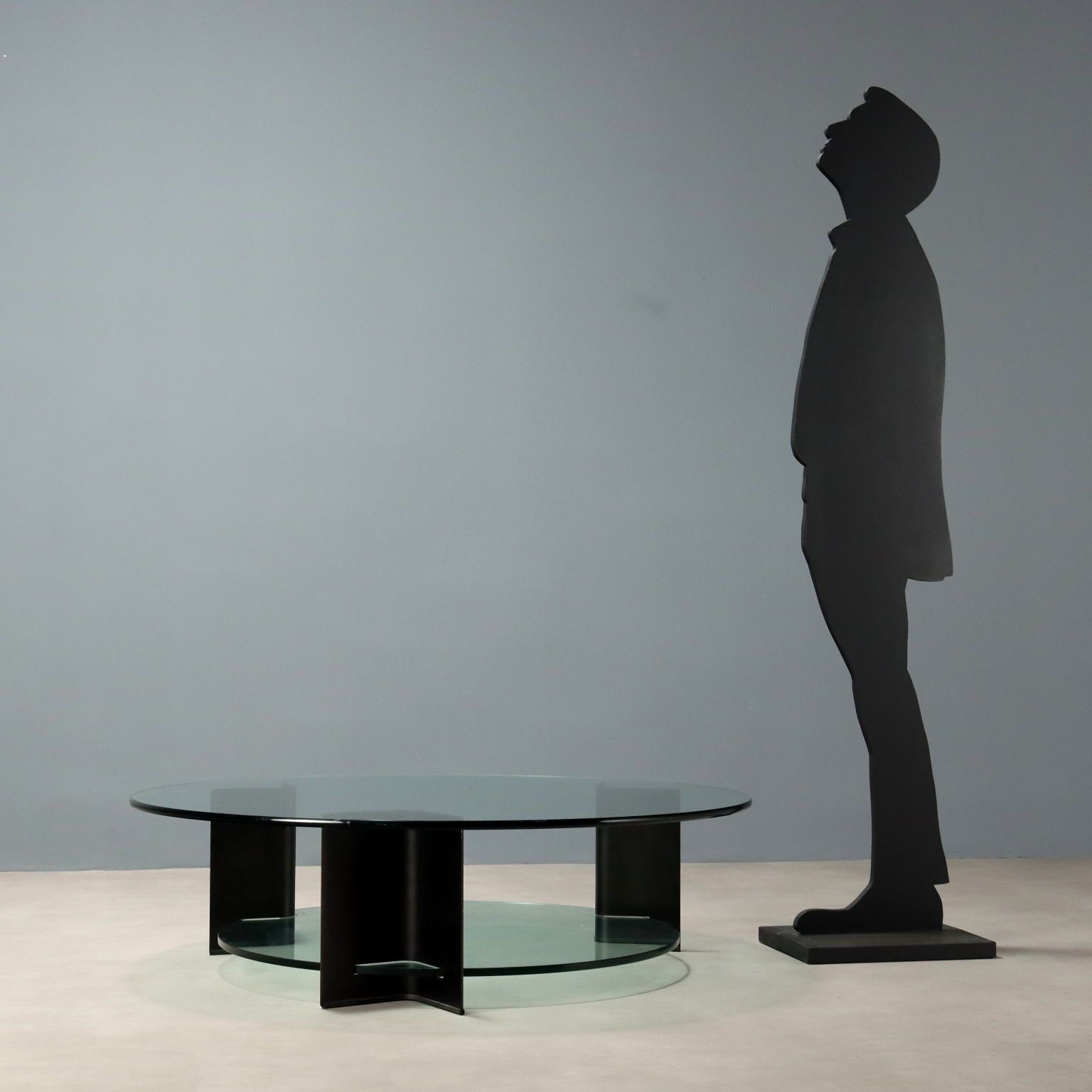Vintage Coffee Table Design Lacquered Metal Glass Italy 1970s 1980s photo furniture