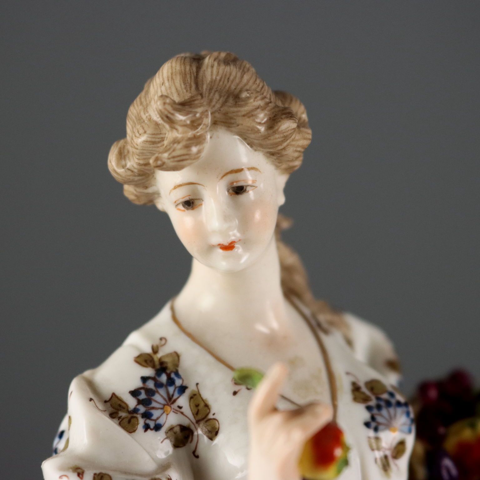 Antique Figurine Ludwigsburg Porcelain Germany XIX Century photo for sale