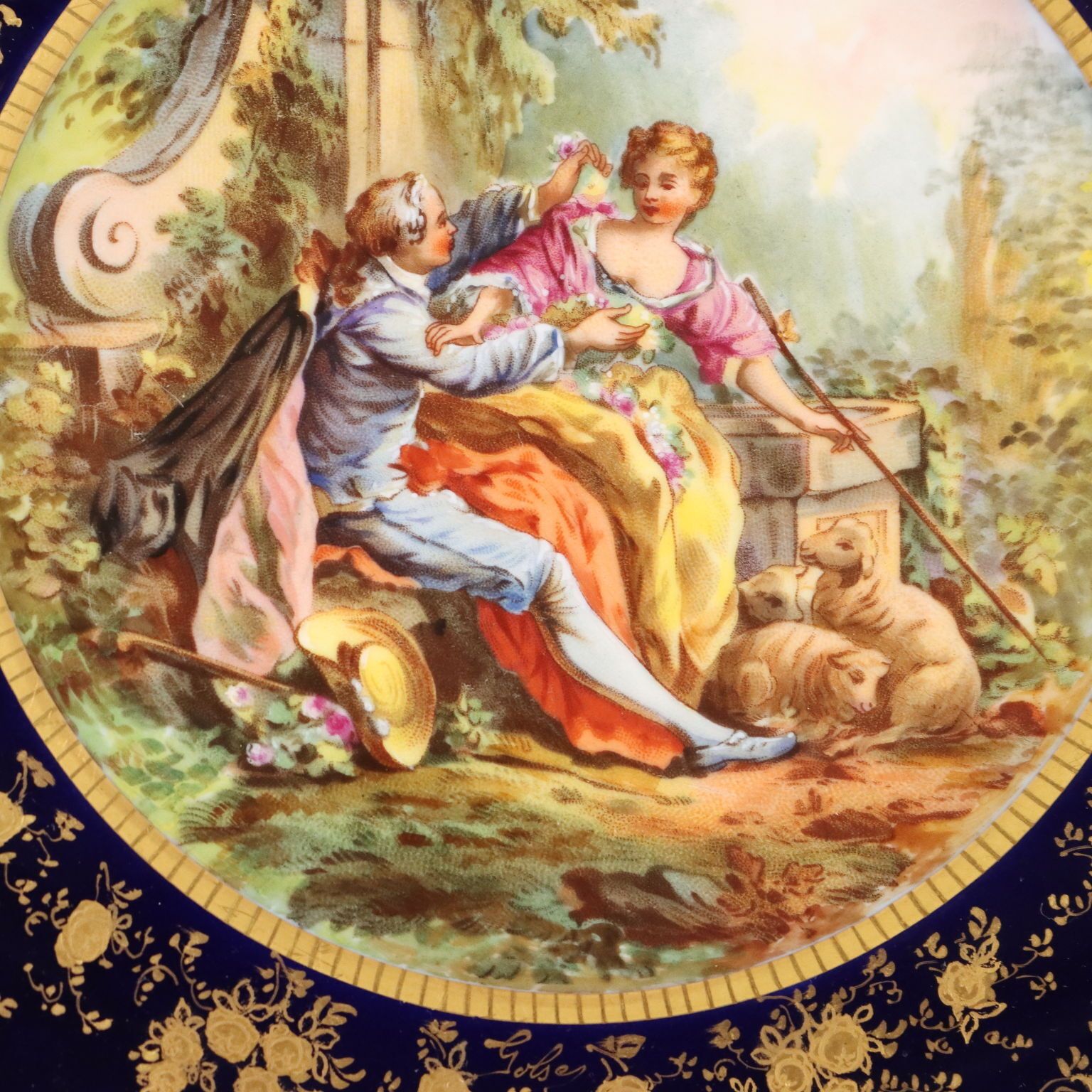 Andrè Golse Limoges Pastry Cake Service France XIX XX Century photo Home Decor