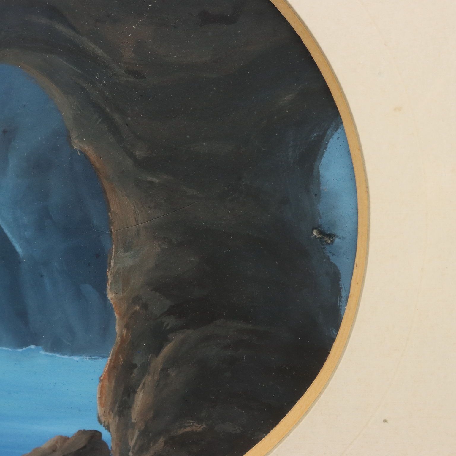 Peinture moderne La Grotte bleue à Capri, gouache sur carton, '900 photo buy