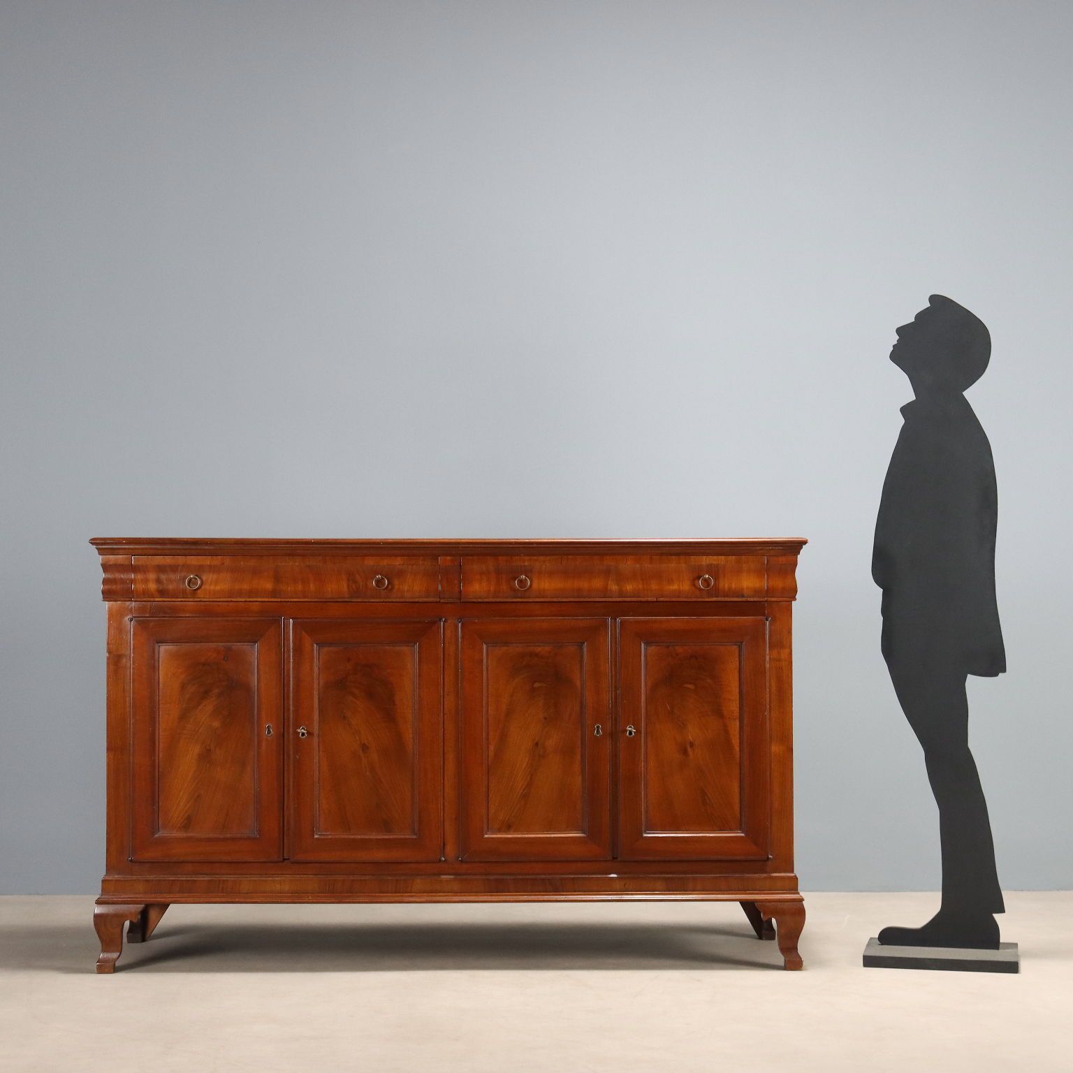 Antique Cupboard Walnut Fir Italy XX Century photo for sale