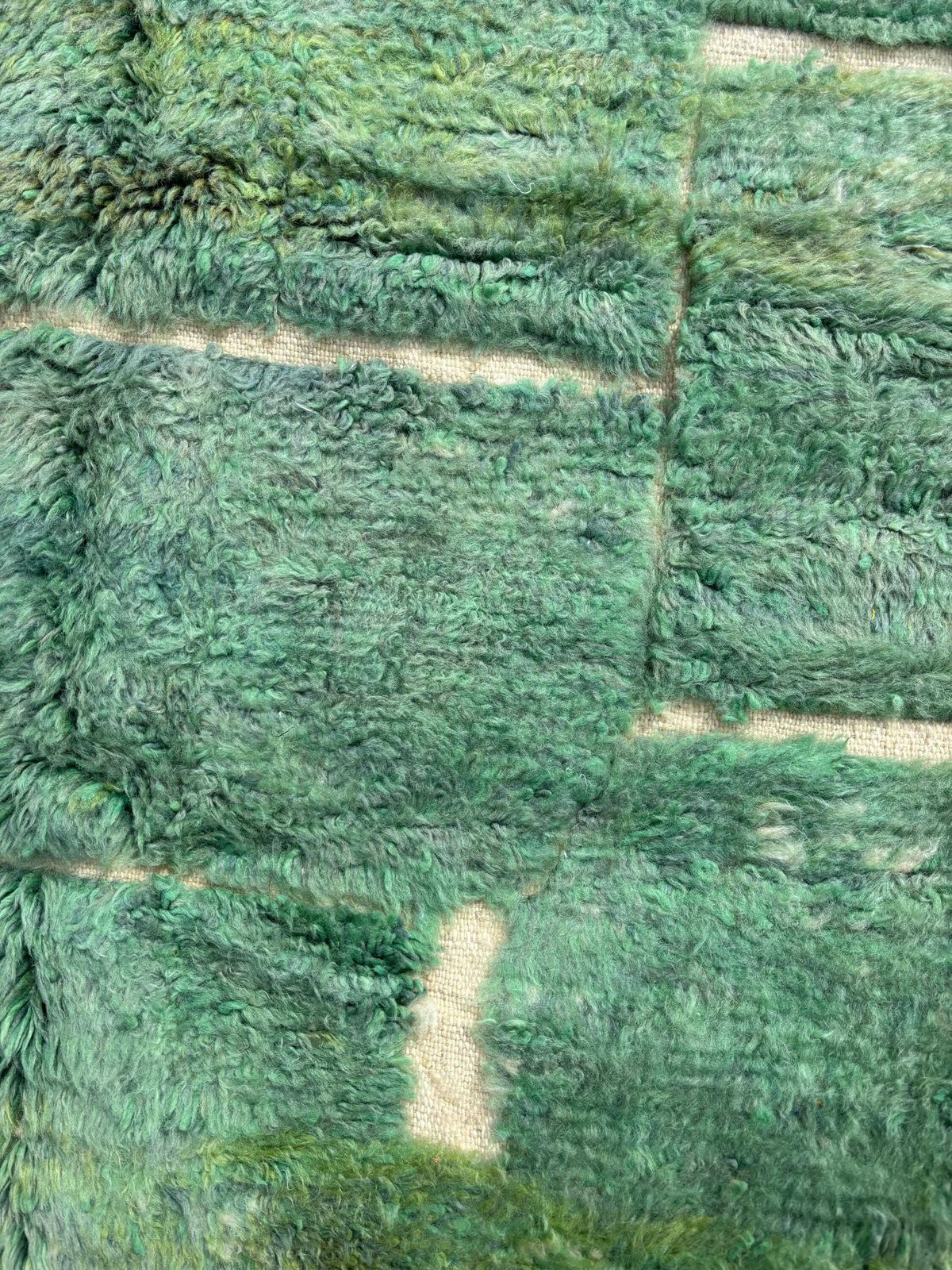 photo for sale Green Moroccan Mrirt Rug 220x300 Cm – Handmade Wool Area Rug, Modern Berber Rug, Large Luxury Moroccan Rug