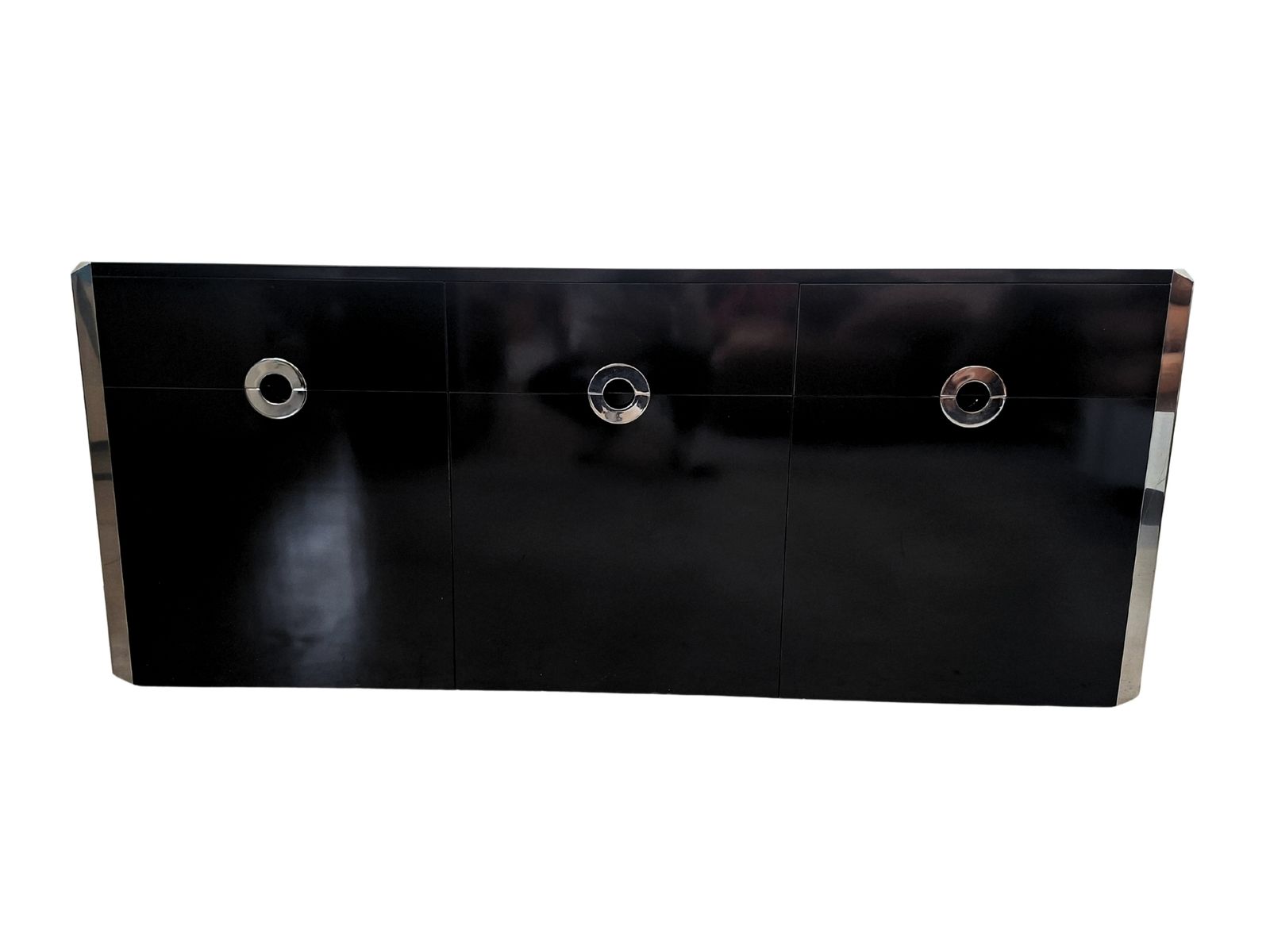 Iconica Credenza 3 Ante "Alveo" Di Willy Rizzo Per Mario Sabot – Design Anni '70 photo vintage