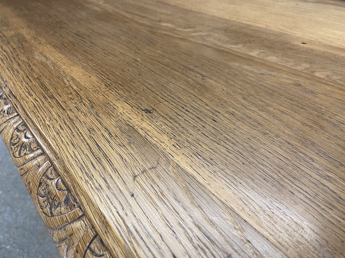 photo furniture Antique French Oak Clerk's Counter, Circa 1890
