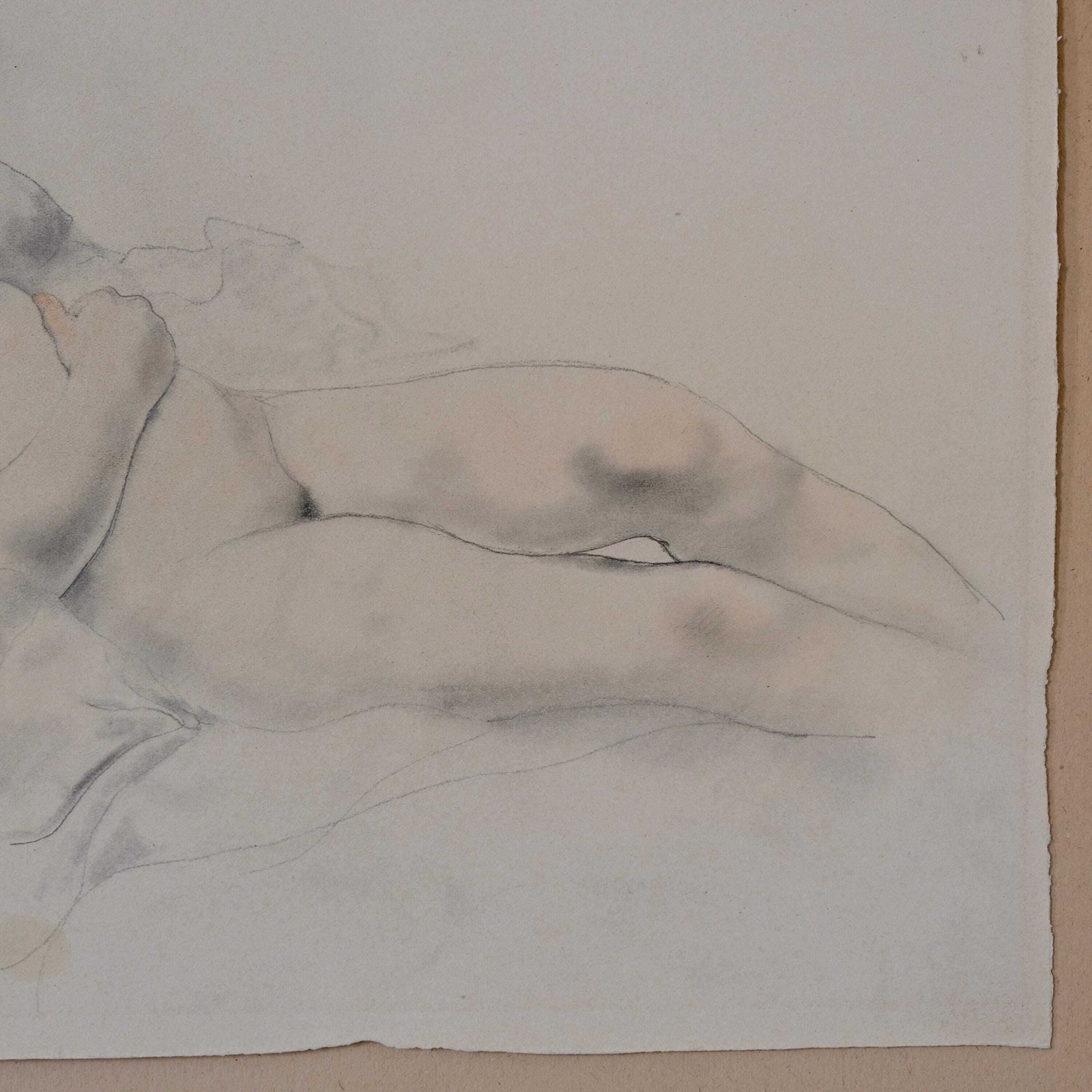 photo for sale Armand Rassenfosse Female Nude Drawing | Belgium | 1928