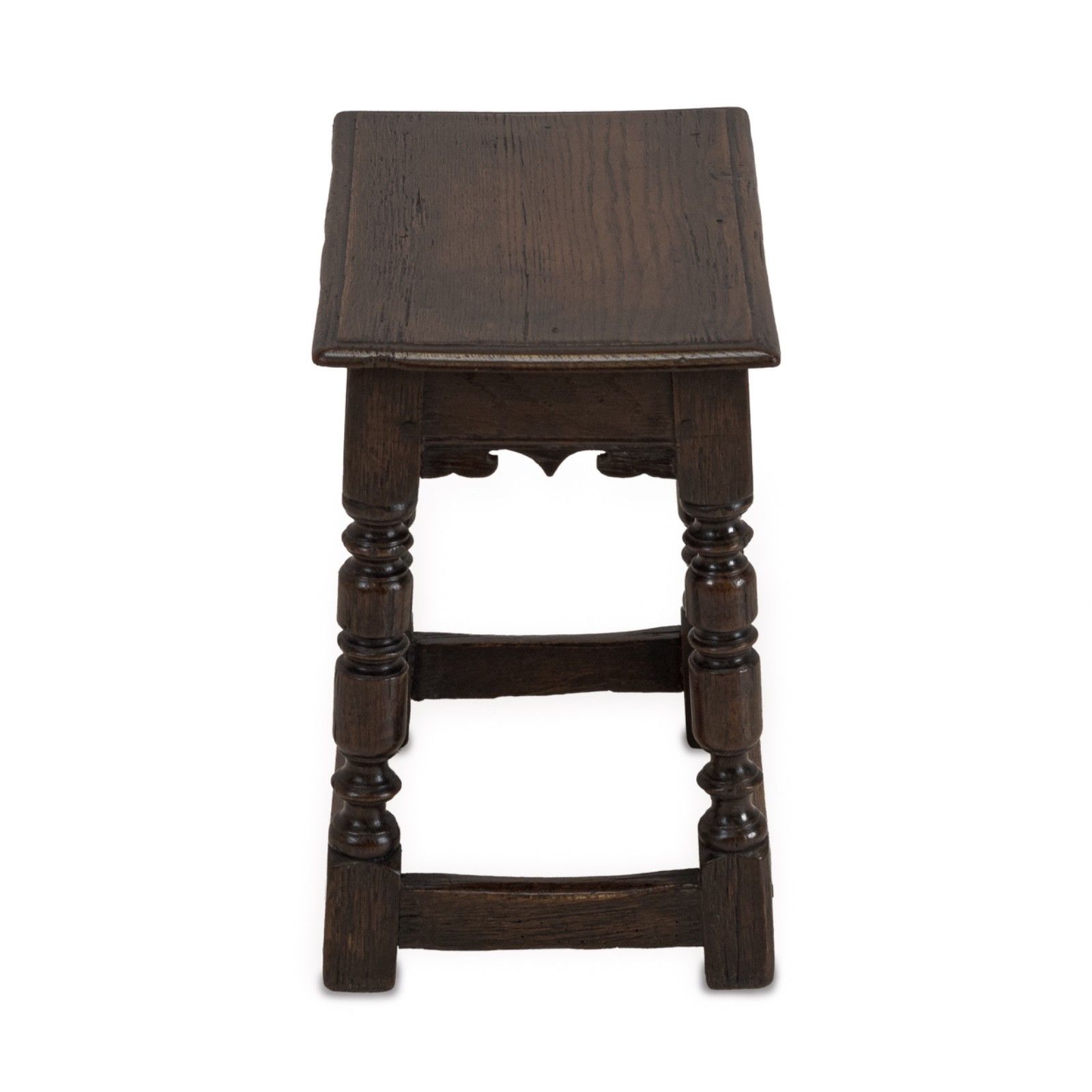 photo furniture 19th Century English Oak Joint Stool In The Late 17th Century Style