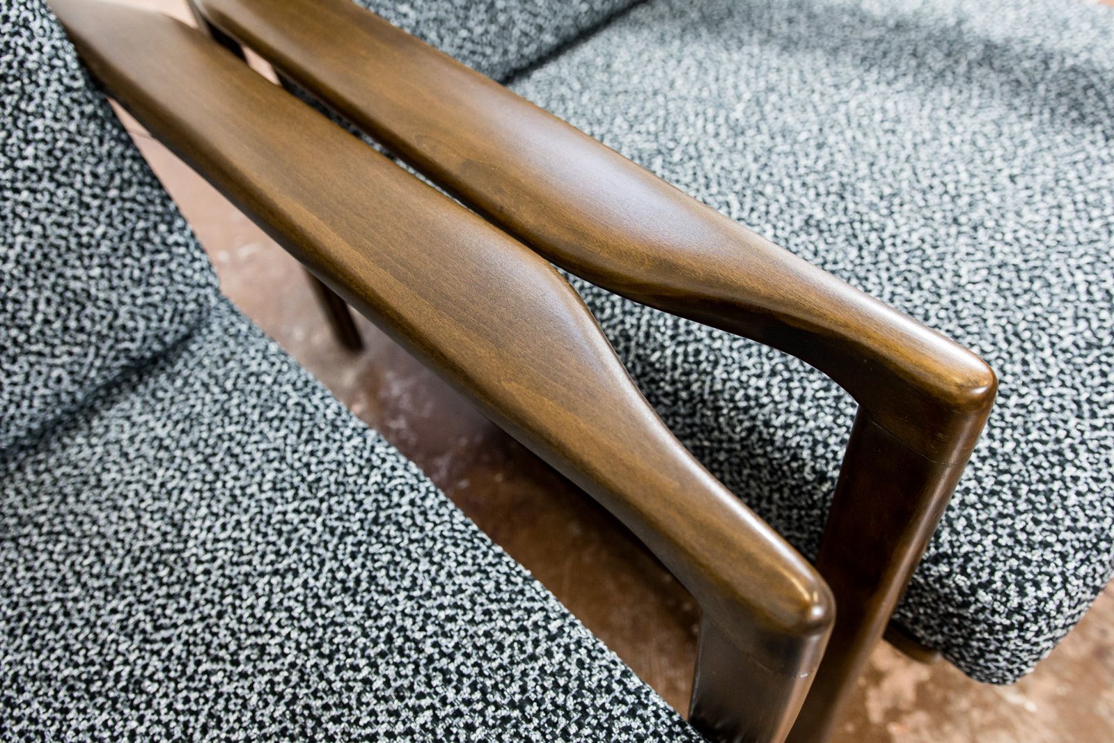 photo vinterior Mid-Century Modern fauteuils van Zenon Bączyk, ca. jaren 1960, set van 2
