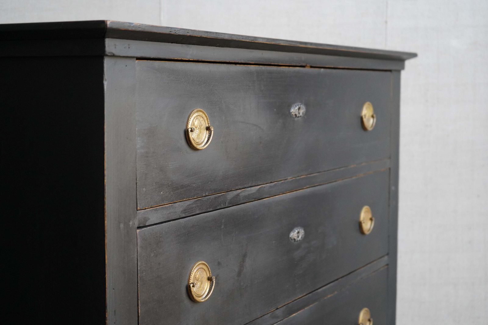 Black Hungarian Chest Of Drawers photo 1593.0