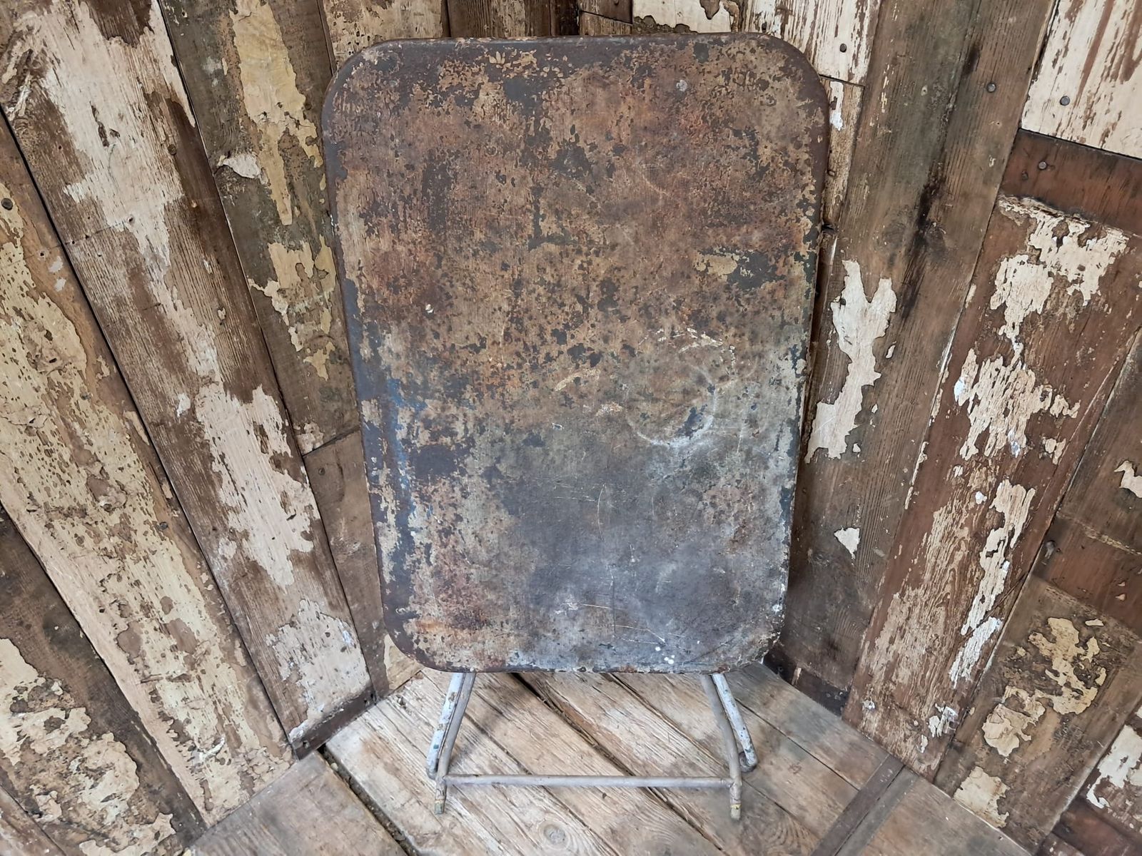 photo for sale French Folding Bistro Table, 1940s