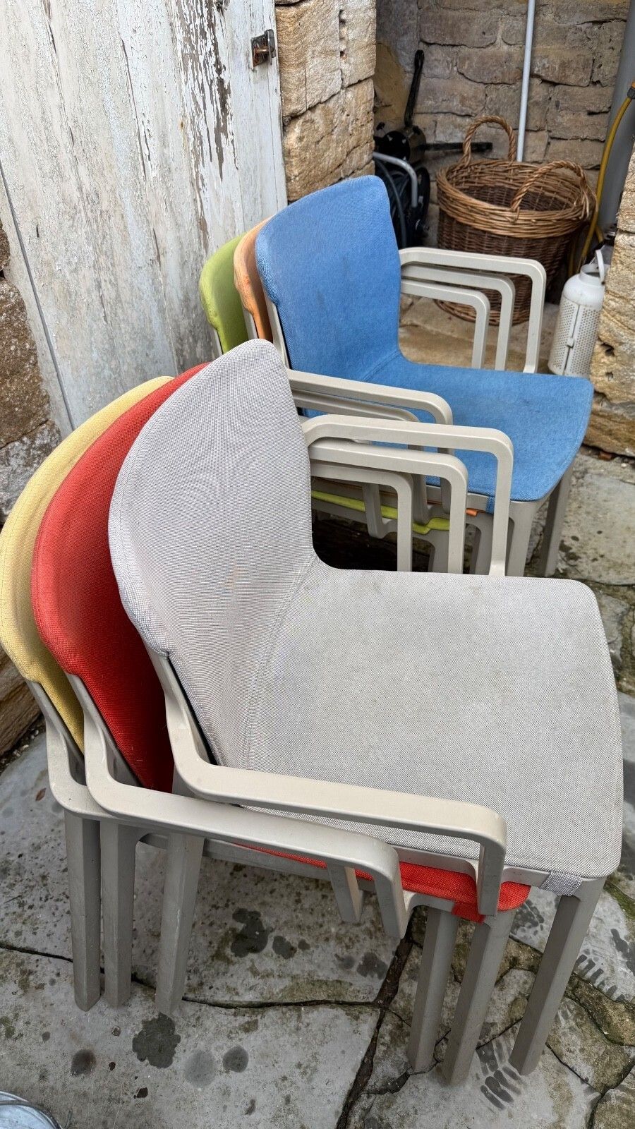 Kristalia Sushi Outdoor Extendable Table & 6 Chairs. Designed By Bartoli Design photo furniture