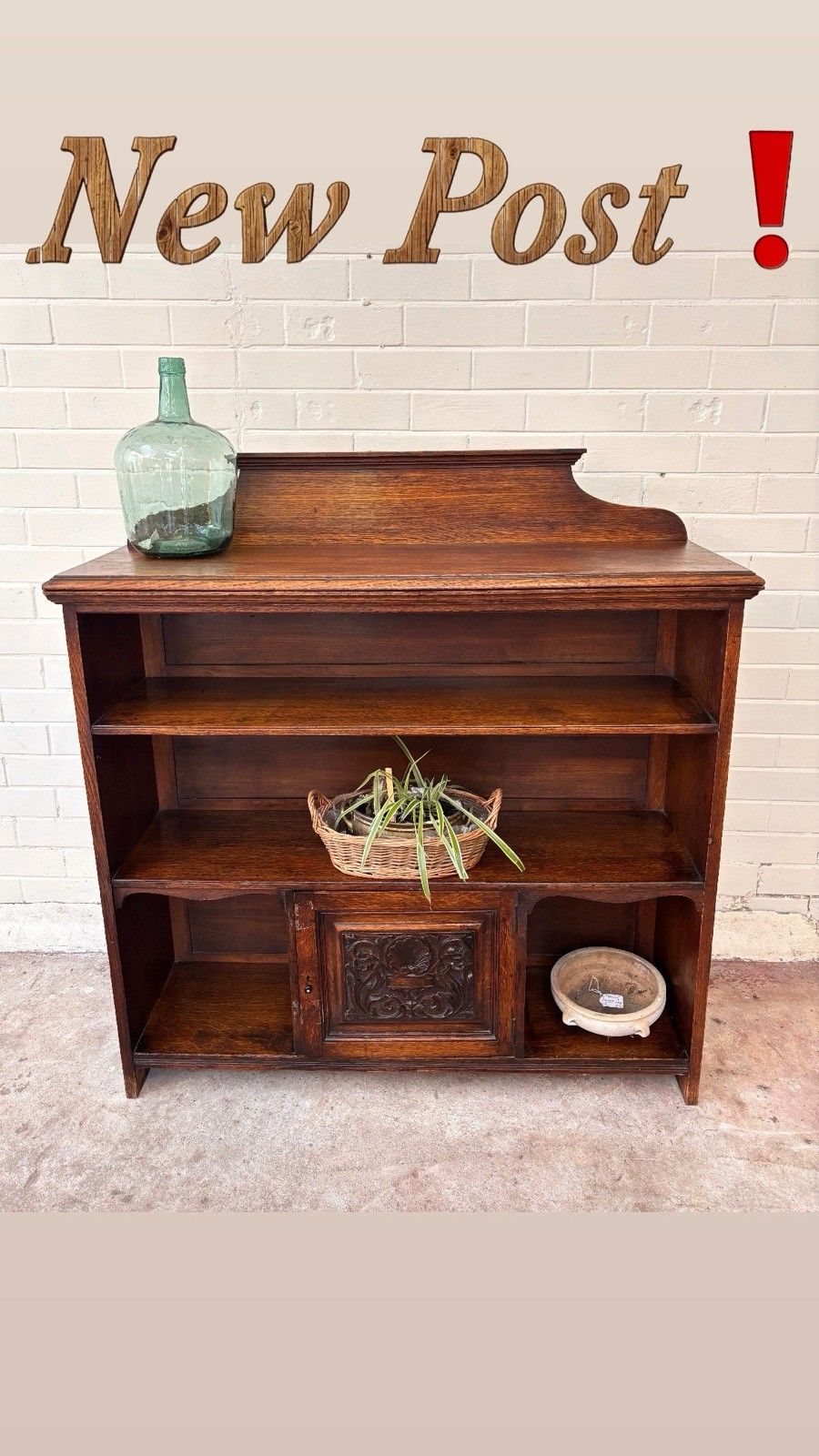 A Very Nice Late 19th Century, Early 20th Century Open Oak Bookcase. photo Furniture
