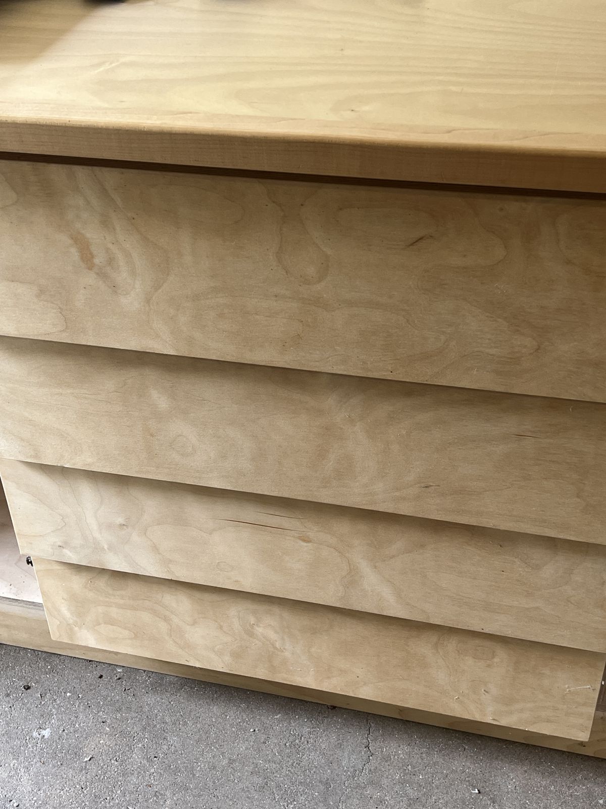 One Of A Kind Bespoke Credenza/ Sideboard — Beech & Ash, Aalto Alto And John Pawson Inspired photo vintage