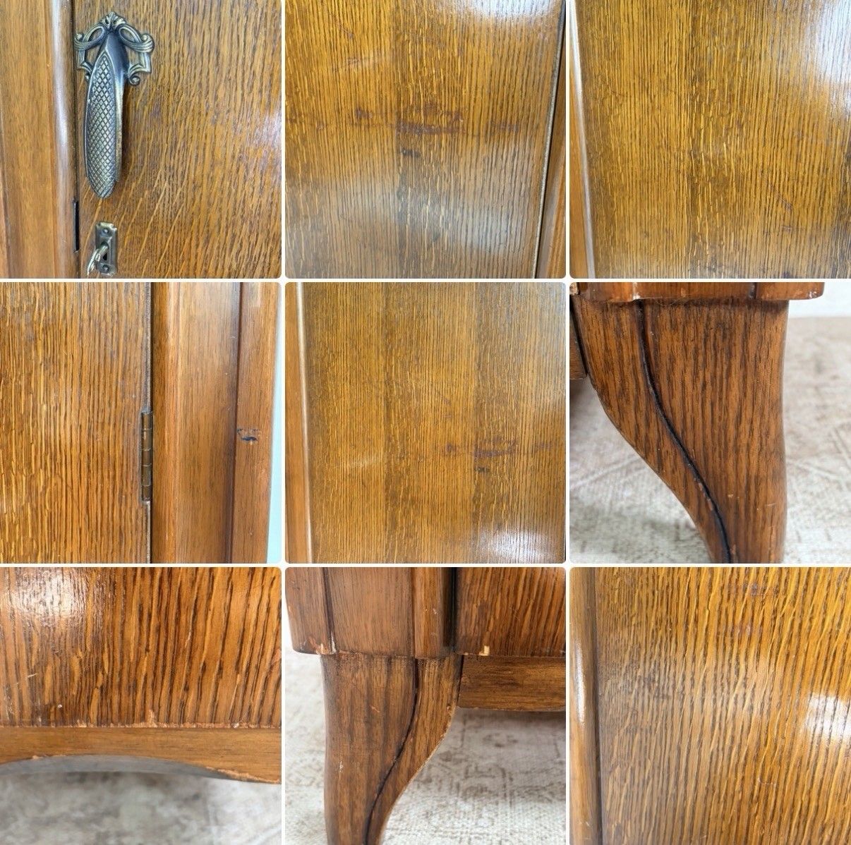 Vintage Art Deco Single Oak Hall Wardrobe 1920s 1930s By Lebus Mid Century photo Furniture