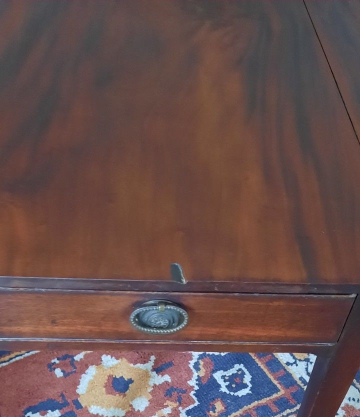 175.0 Antique Mahogany Pembroke Table, Late 18th  Early 19th Century photo