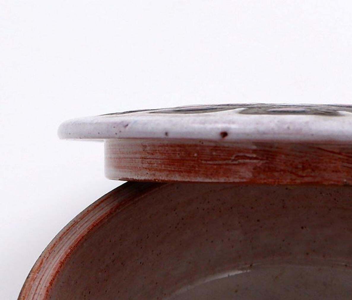 303.0 Mid Century Ceramic Jewelry Box By Perignem    Belgium 1950s photo
