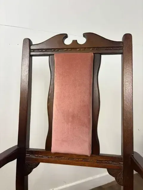 Pair Of Vintage Oak Armchairs photo furniture