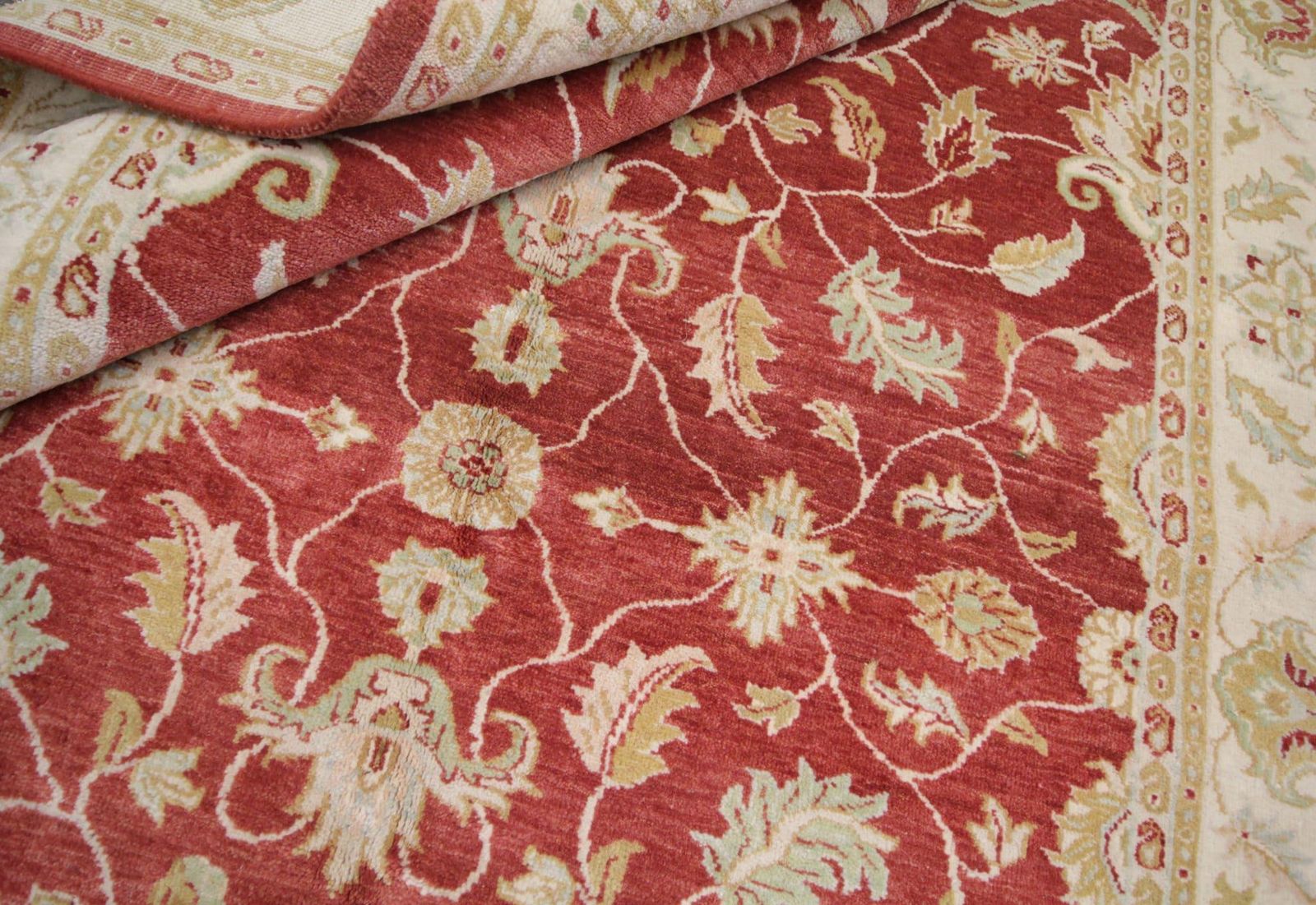 Tapis orientaux, tapis rouges pour salon, tapis floral Ziegler fait main photo buy