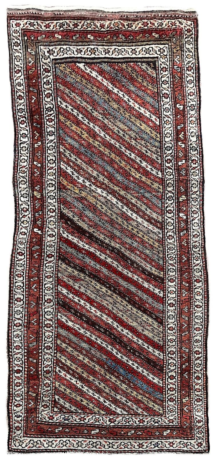 Antiek Koerdisch loper 2,63m x 1,09m