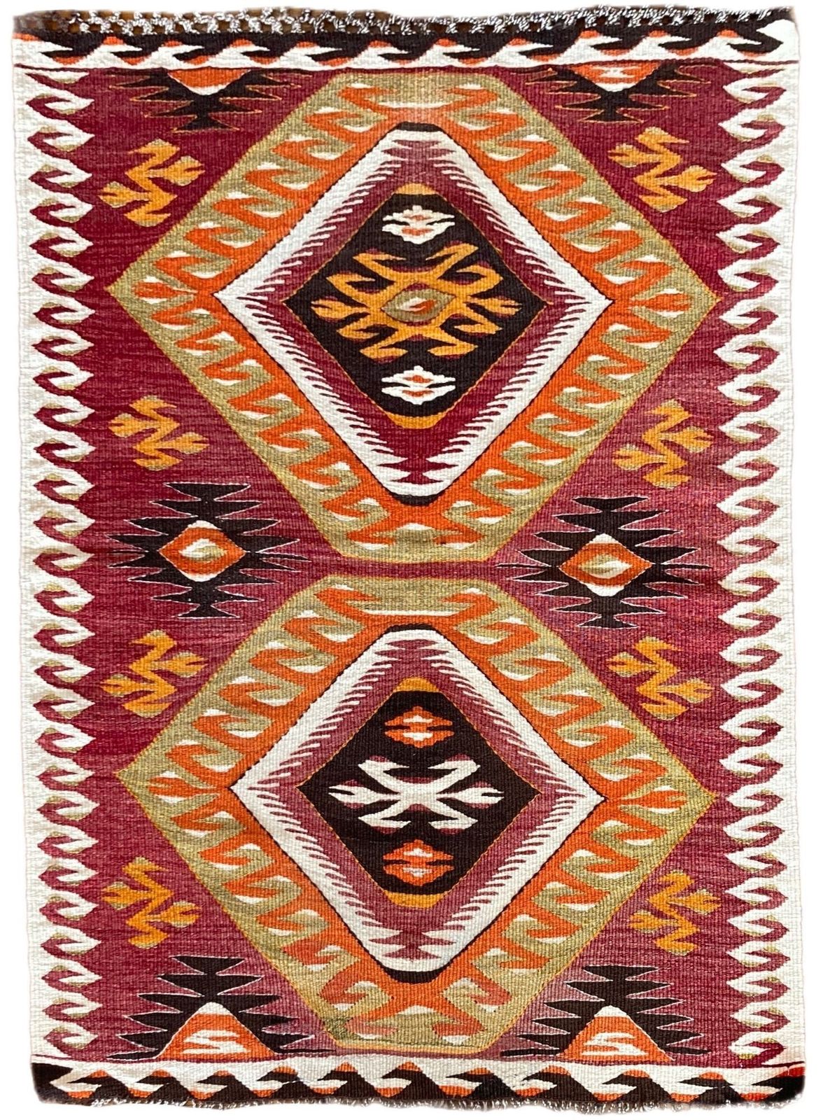 Vintage Anatolian Kilim 1.15m X 0.83m