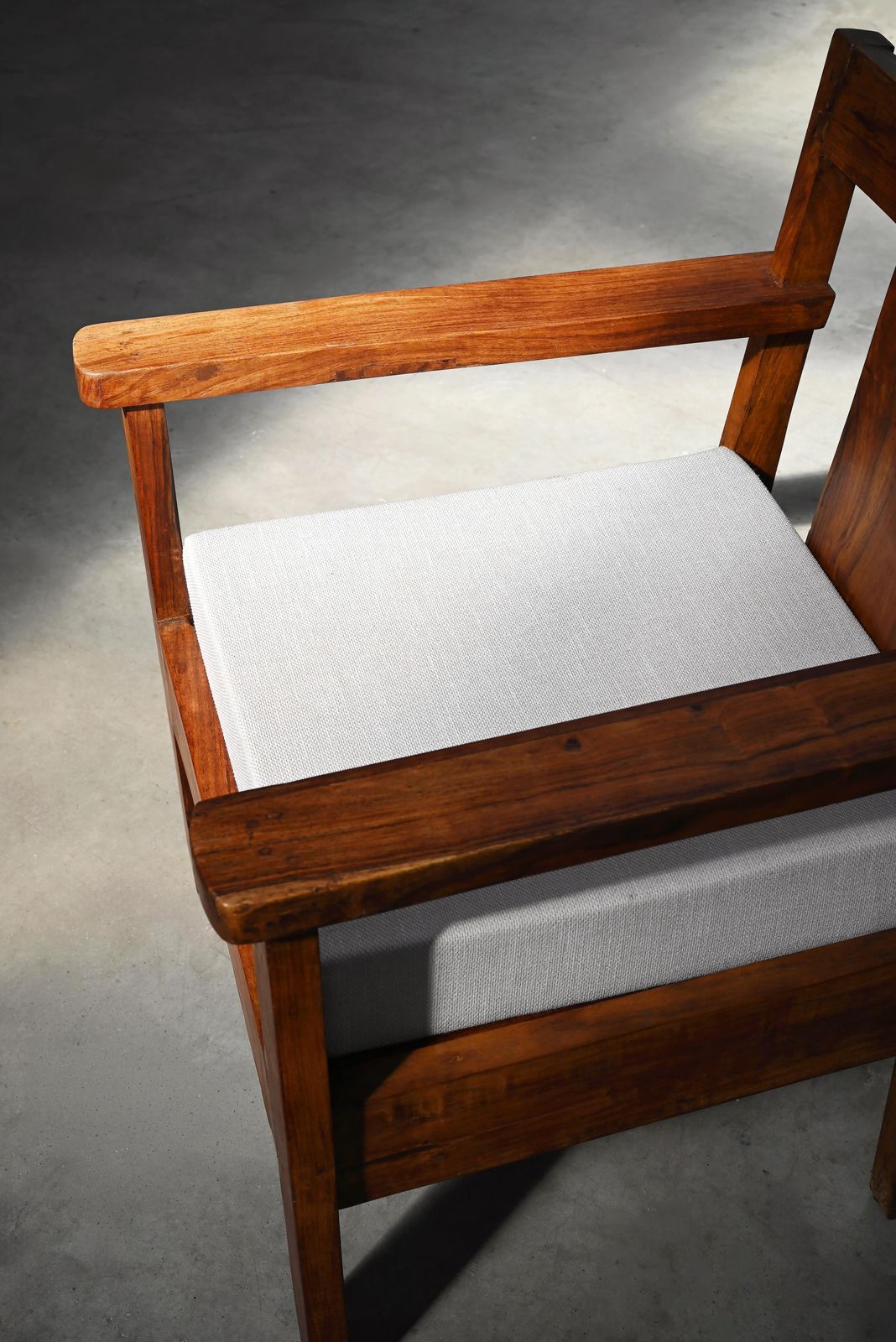 Pair Of French Modernist Teak Armchairs, 1960s photo vintage