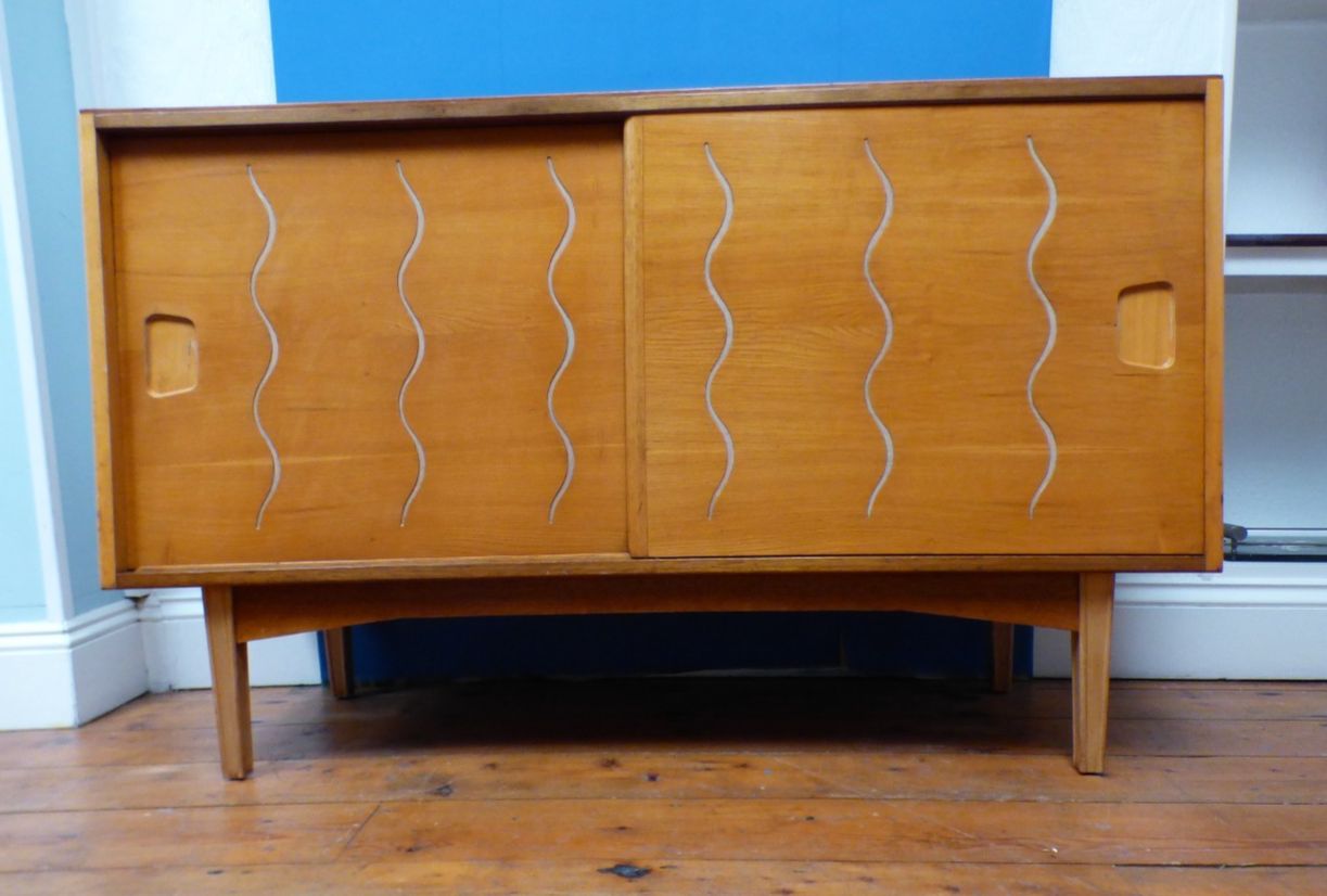 Superb Retro Mid Century Ian Audsley Heals Walnut Sideboard Good Con Uk Delivery photo furniture
