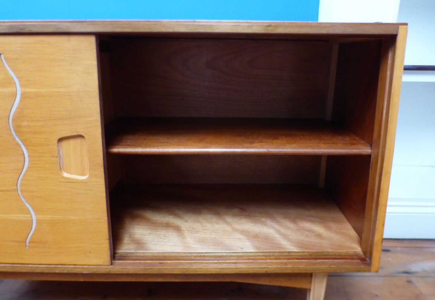 Superb Retro Mid Century Ian Audsley Heals Walnut Sideboard Good Con Uk Delivery photo buy