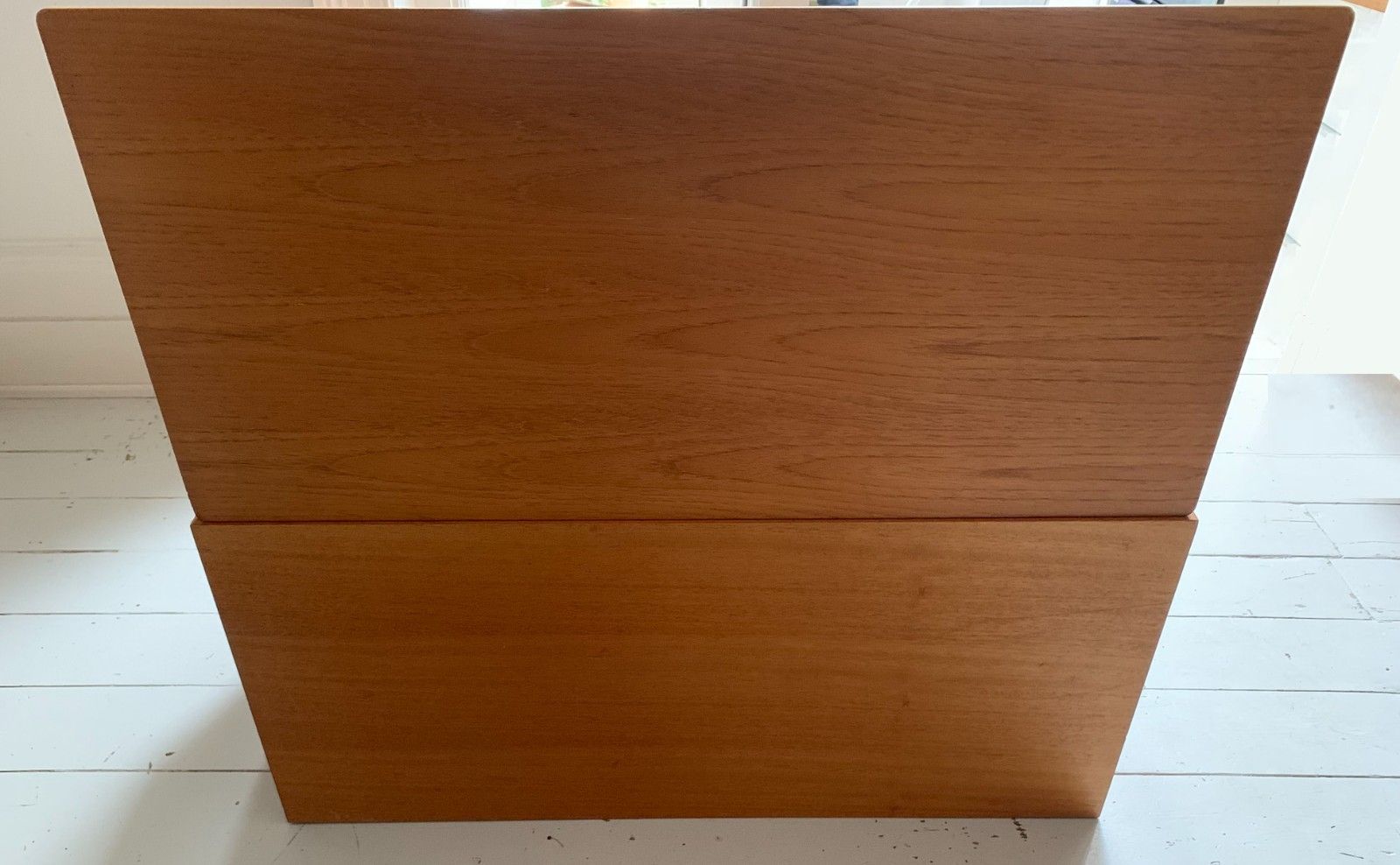 Furniture Mid Century Teak Beaver & Tapley 33 Wall Mounted Bureau / Desk / Cabinet photo