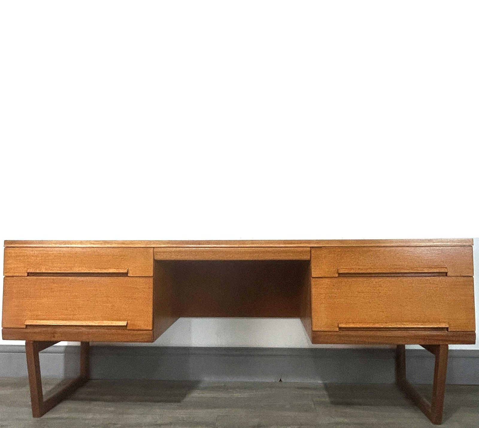 Stylish Mid Century Teak Desk White & Newton 1960's photo furniture