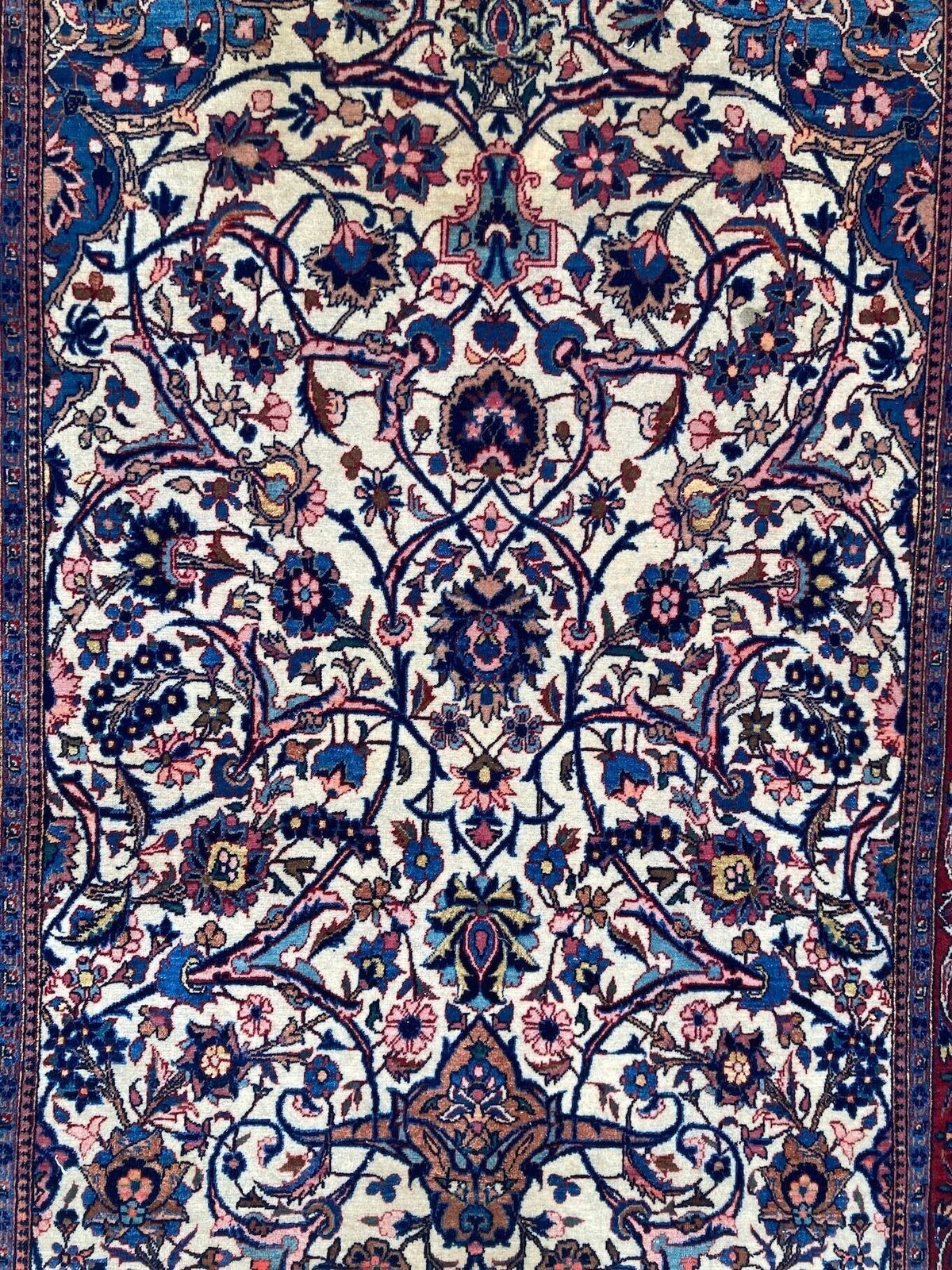 photo vinterior Antique Kashan Rug 2.12m X 1.31m