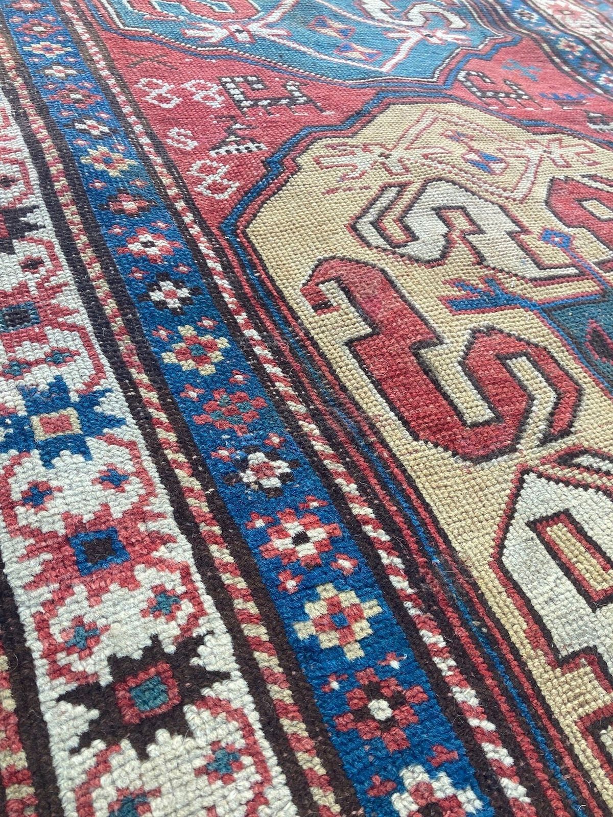 photo buy Antique Caucasian Chondoresk Rug 1.94m X 1.17m