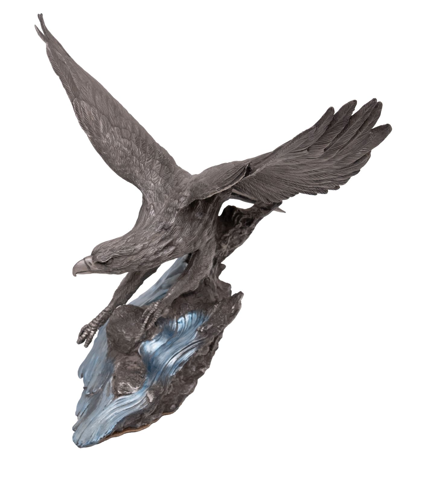 The Alaskin Chilkat Bald Eagle Statue Pewter By Paul Brunelle photo buy