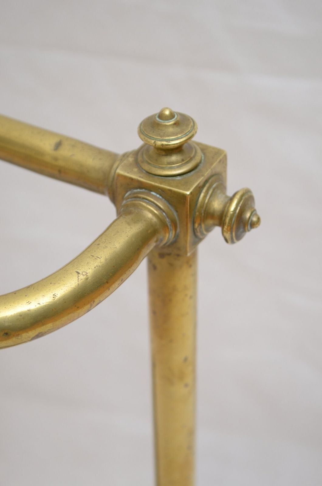 Victorian Brass Umbrella Stand On Bun Feet With A Drip Tray photo 594.0
