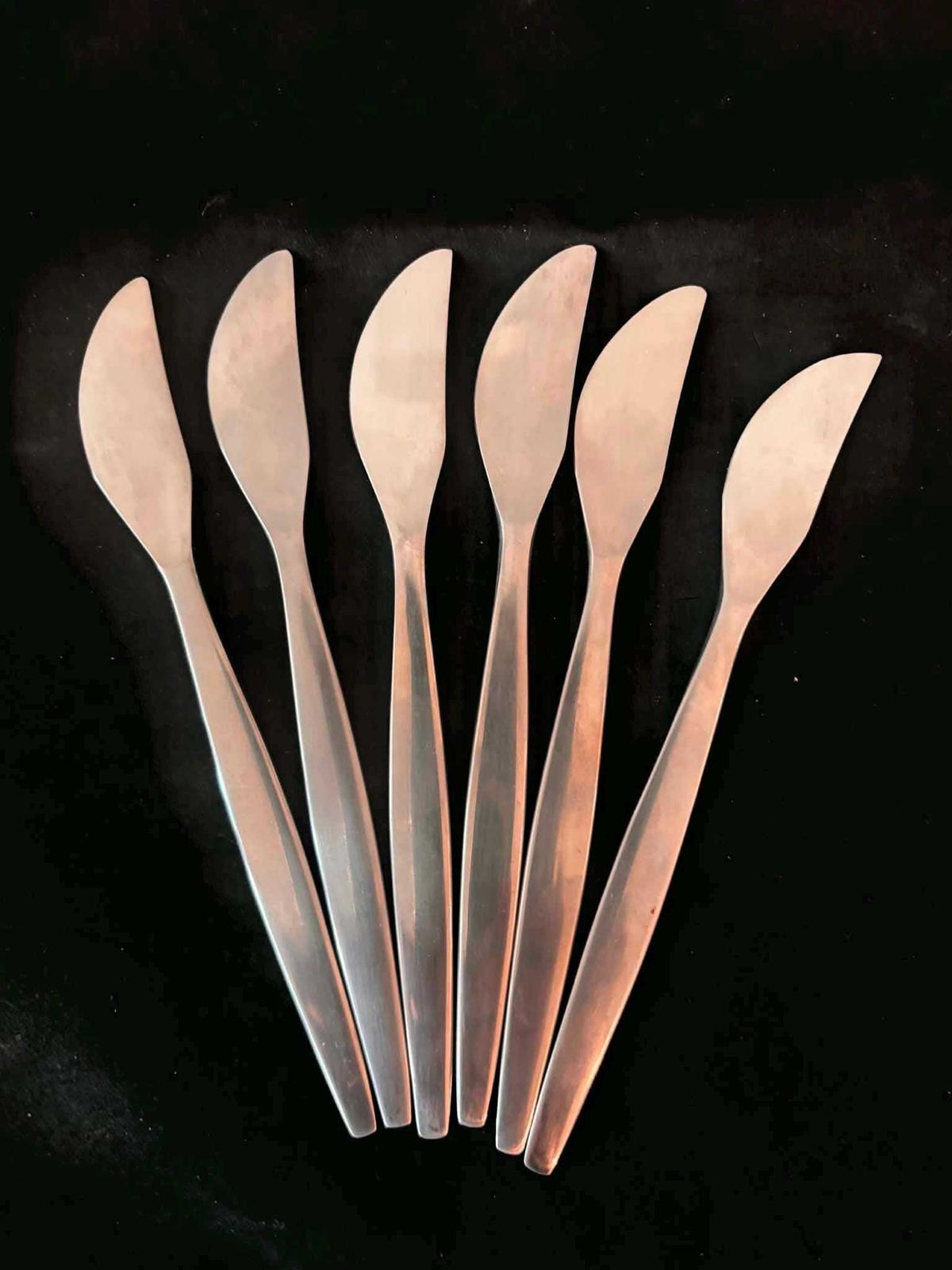 Gense Focus Fruits Knives – Scandinavisch Modernistisch Satijn Roestvrij Staal – Set van 6 photo Woonaccessoires