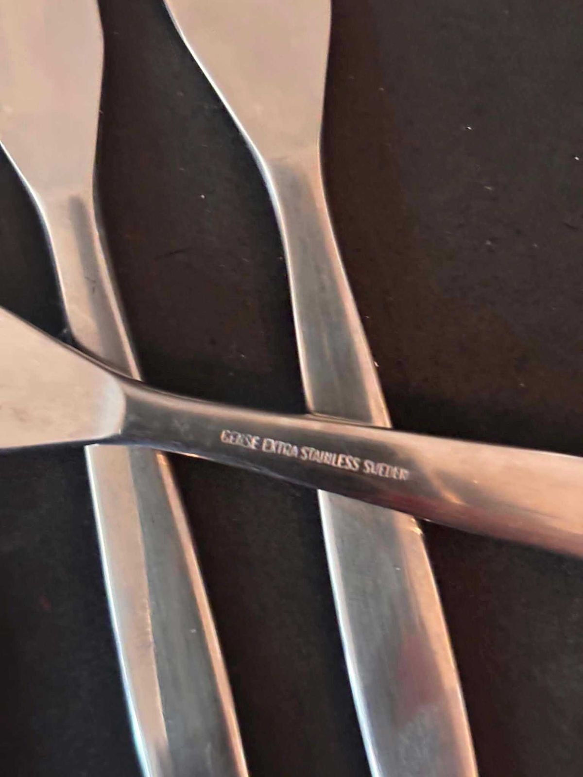 Gense Focus Fruits Knives Scandinavian Modernist Satin Stainless Steel Knives X 6 photo 184.0