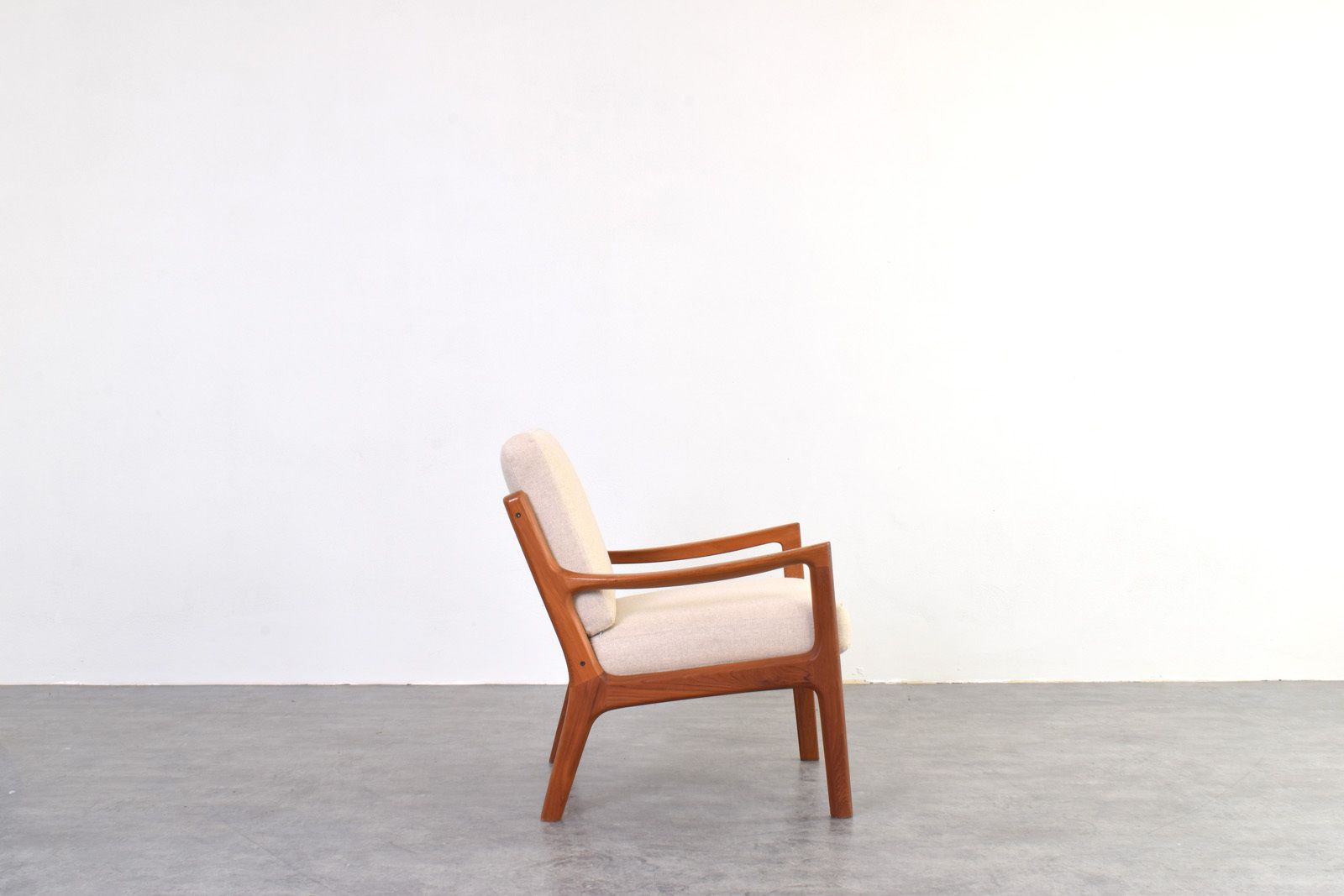 Mid Century Danish Teak Senator Lounge Chair By Ole Wanscher For Cado, 1960s. photo for sale