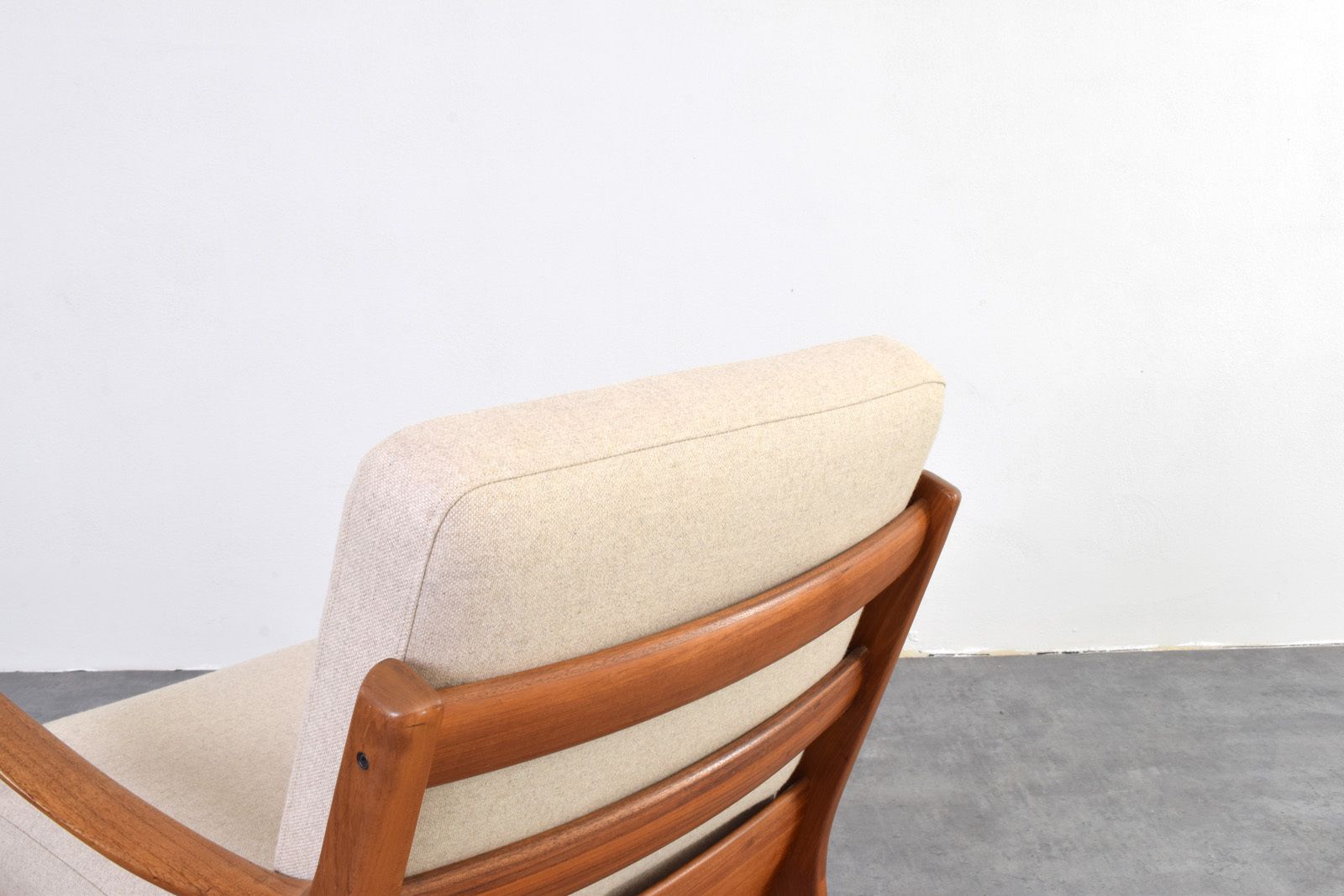 Furniture Mid Century Danish Teak Senator Lounge Chair By Ole Wanscher For Cado, 1960s. photo