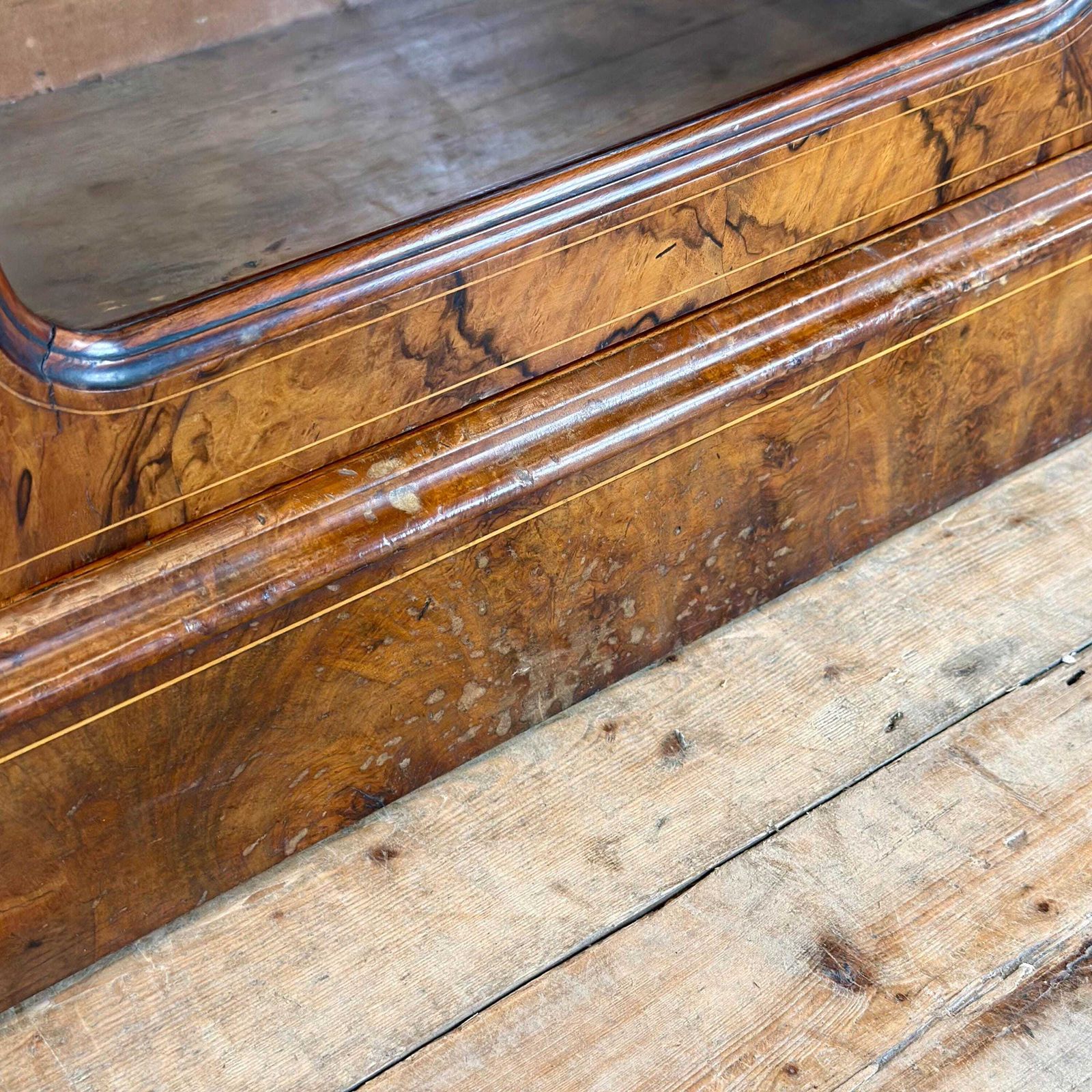 Furniture Antique Victorian Walnut Glazed Bookcase | Antique Furniture | Antique Shelving Unit | Antique Storage photo