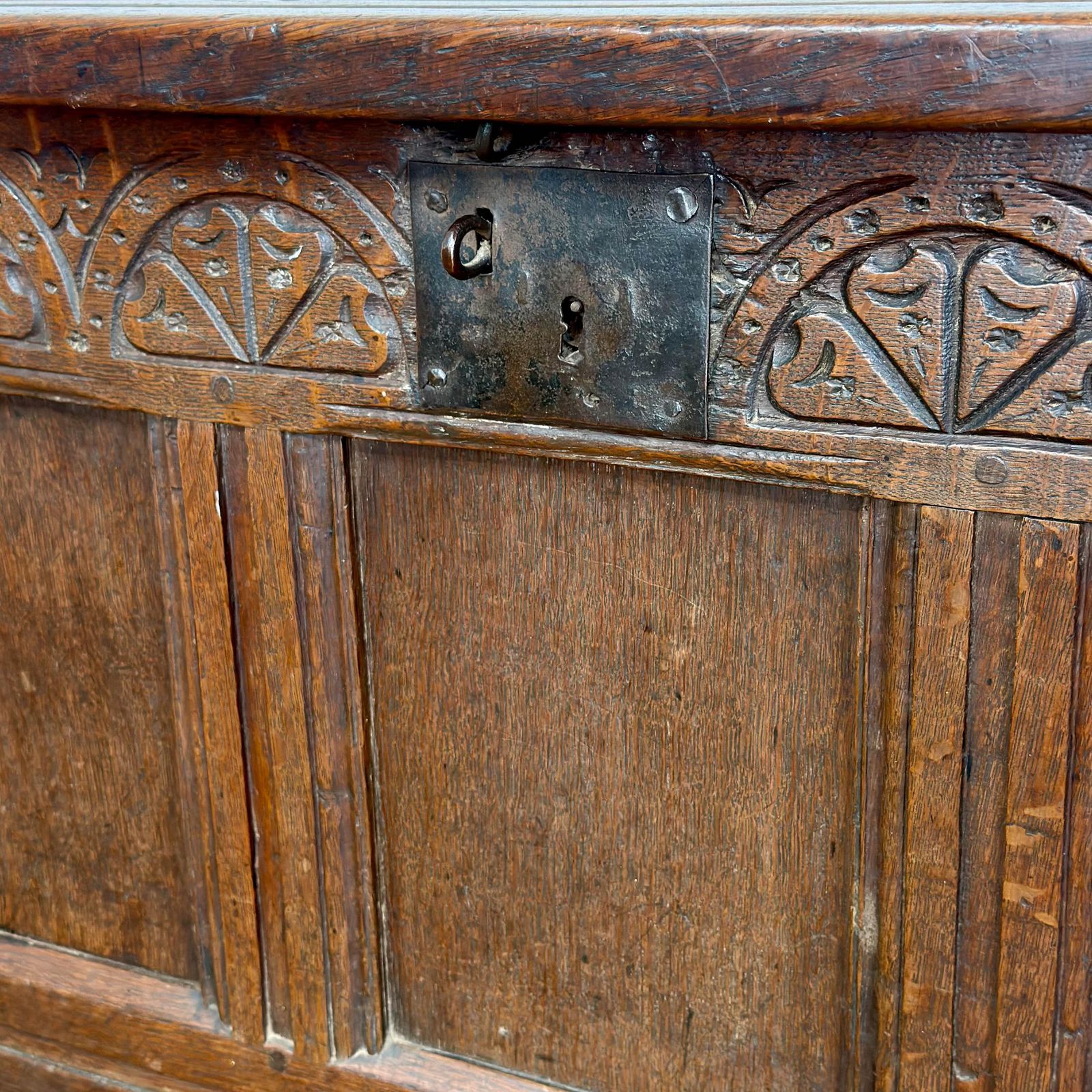 photo for sale Antique Oak Carved Coffer | Antique Coffer | Antique Furniture | Antiques | Antique Storage