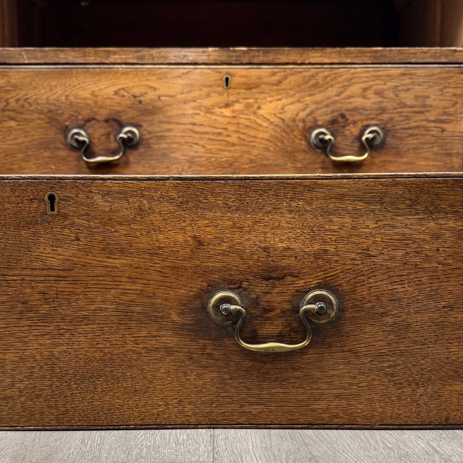 Furniture Antique 20th Century Small Chest Of Drawers In Oak ( Af 5668 ) photo