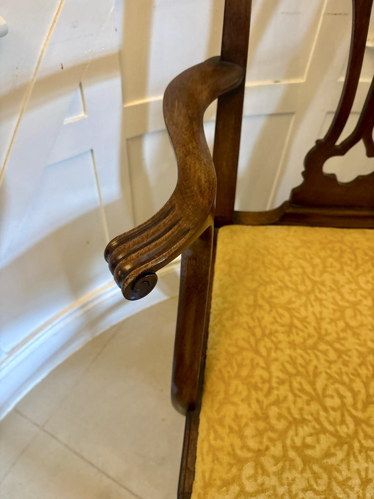 Antique 19th Century Mahogany Dining Chairs Set Of Eight 6 Singles 2 Carvers English photo Furniture