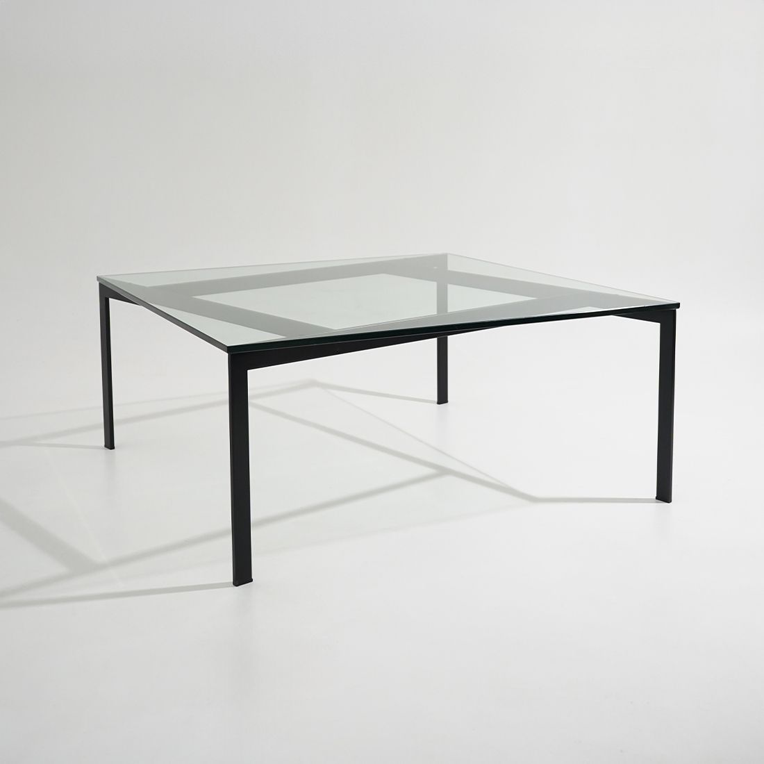 Glass And Metal Coffee Table By Paolo Tilche For Arform, 1960s photo furniture