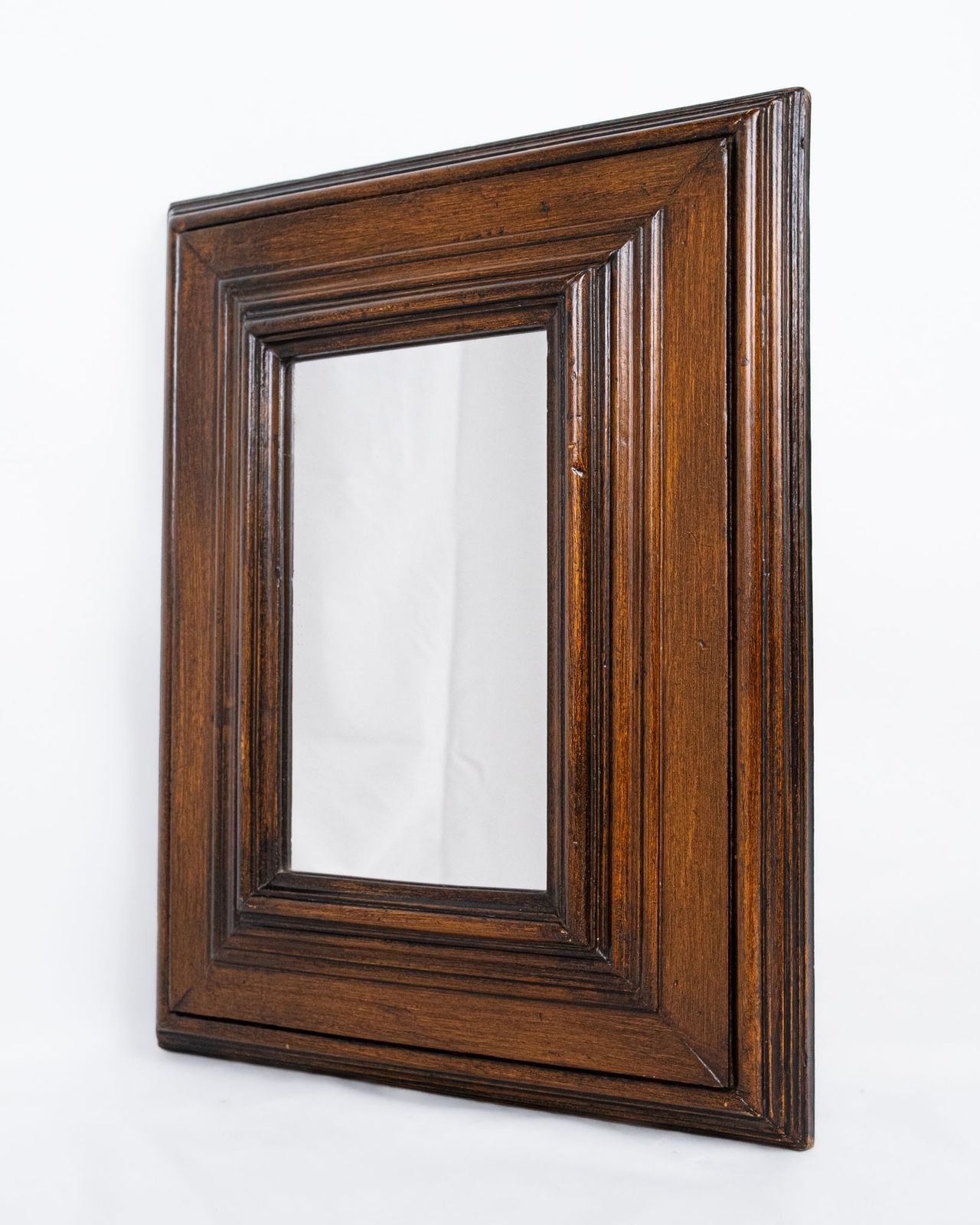 French Huguenot Style Mirror In Carved Wood, Mid 20th Century photo Home Decor