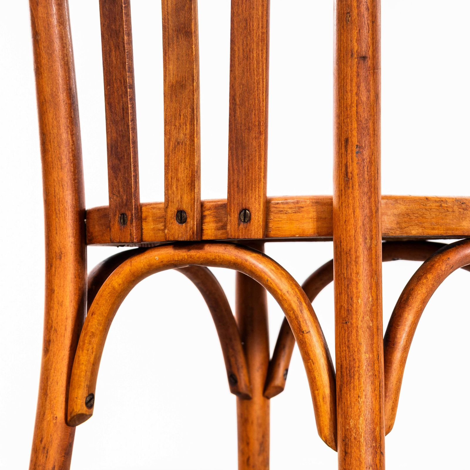 1950's Honey Oak Mahieu Bentwood Dining Chair   Set Of Ten photo vintage
