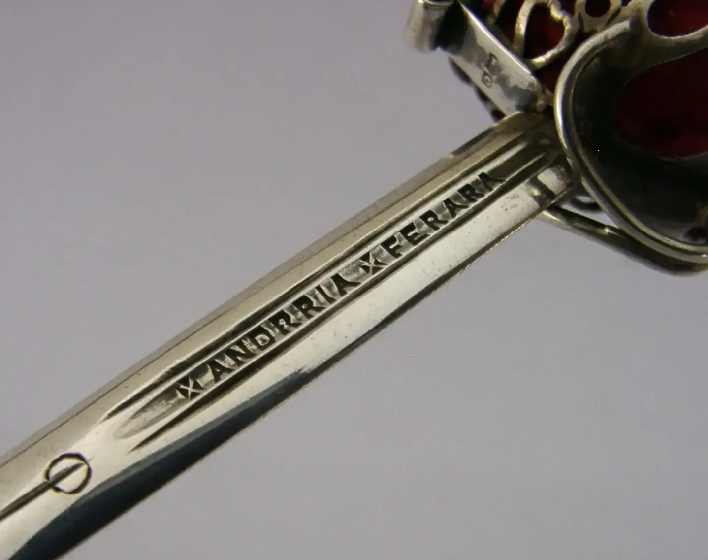 Rare English Sterling Silver Letter Envelope Opener Desk Item 1902 Antique photo furniture